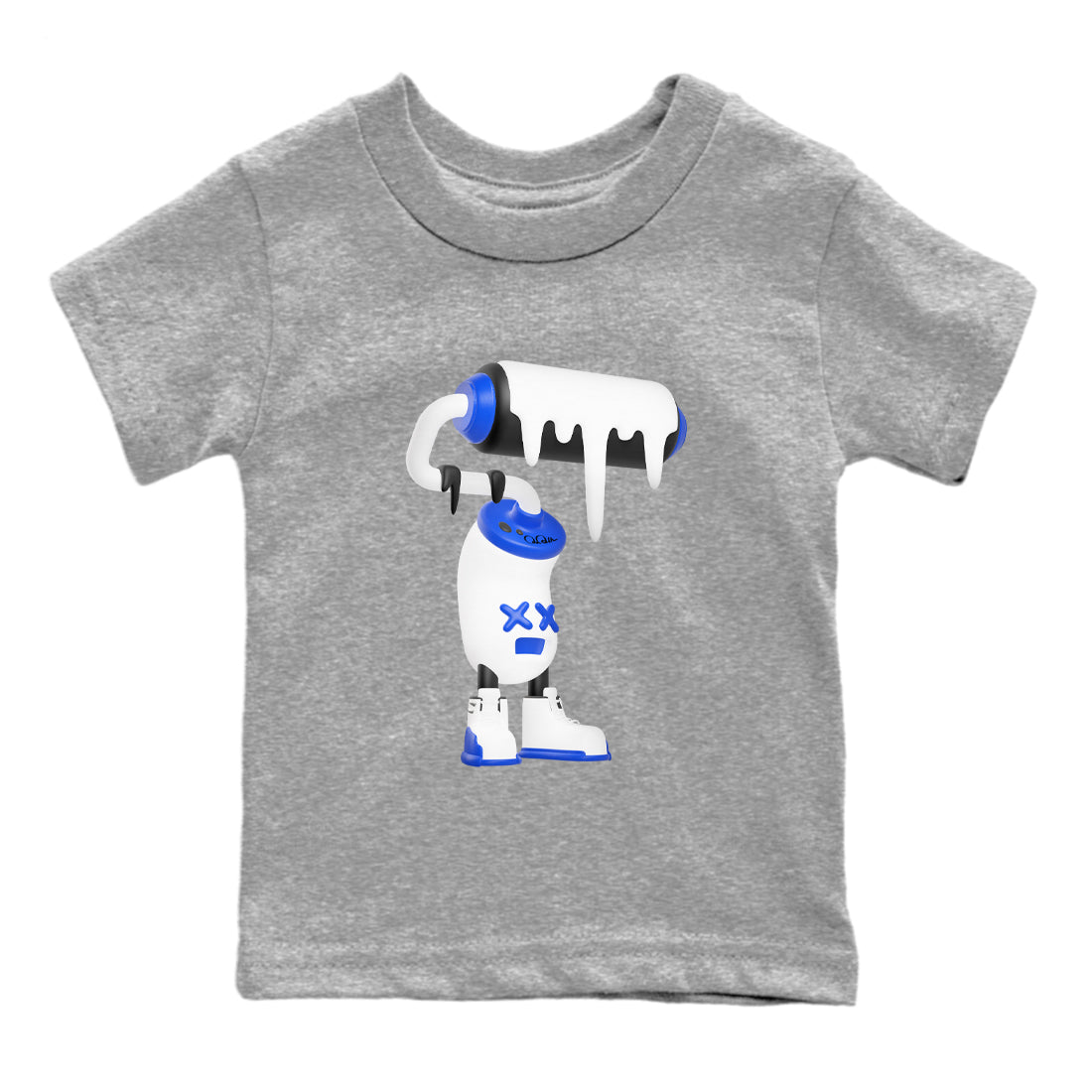 3D Paint Roller snkmatch Tees Kids - Air Jordan 12 Blueberry