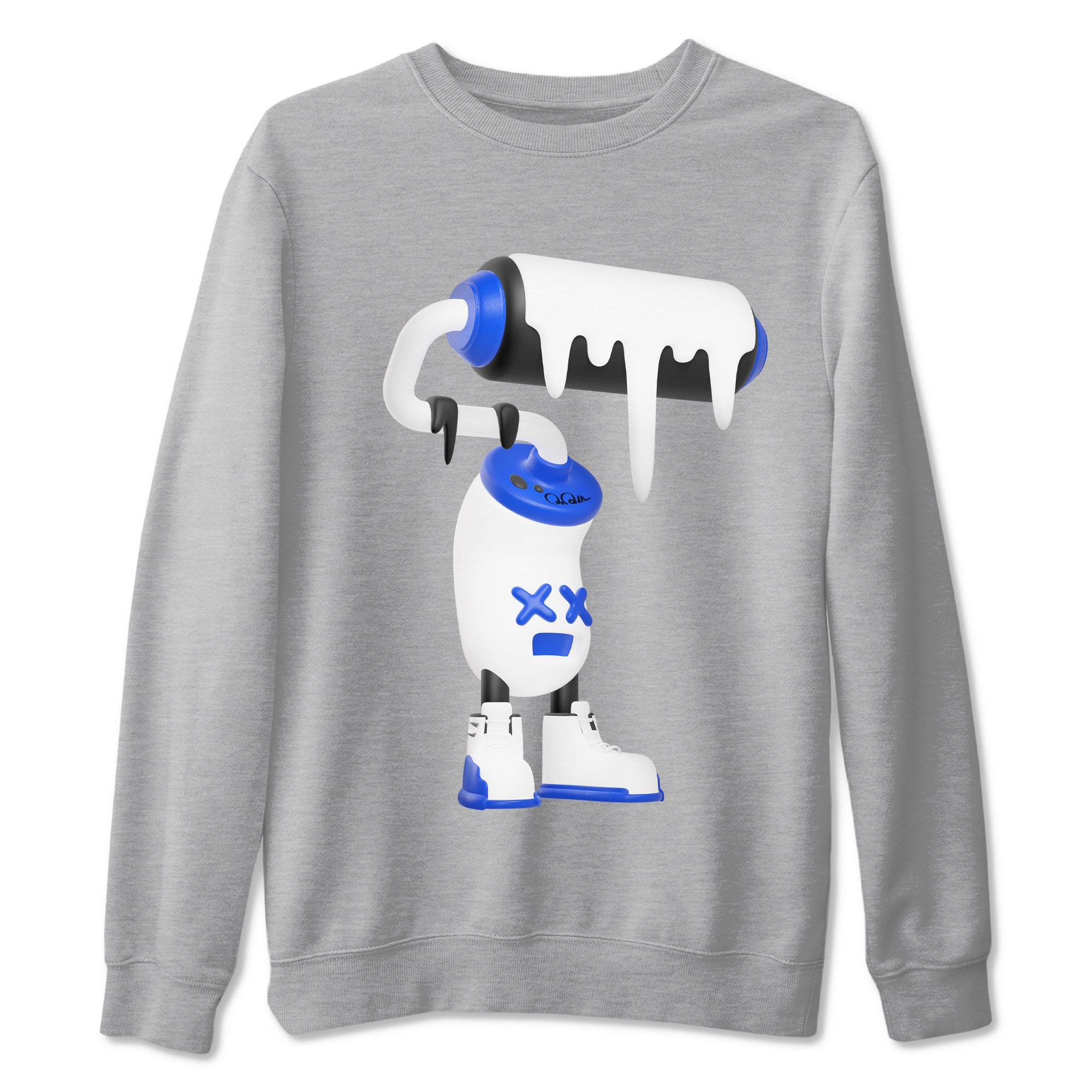 3D Paint Roller snkmatch Tees - Air Jordan 12 Blueberry