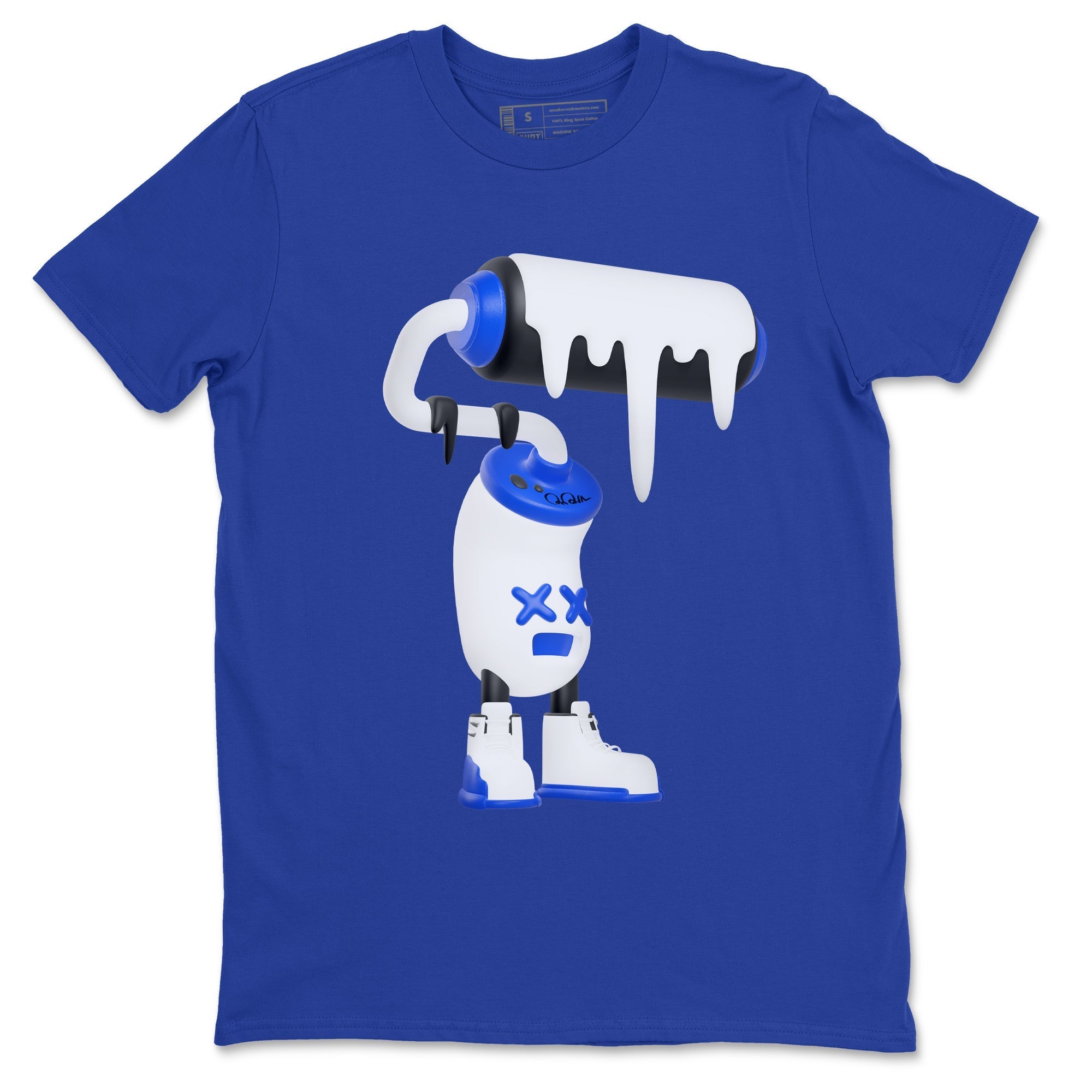 3D Paint Roller snkmatch Tees - Air Jordan 12 Blueberry