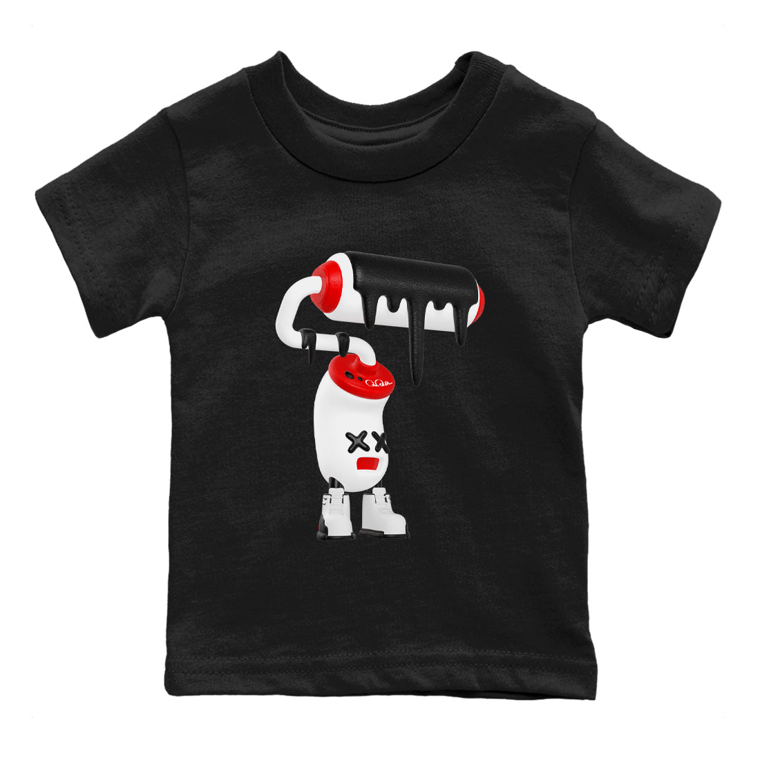 3D Paint Roller snkmatch Tees Kids - Air Jordan 12 Taxi Flip
