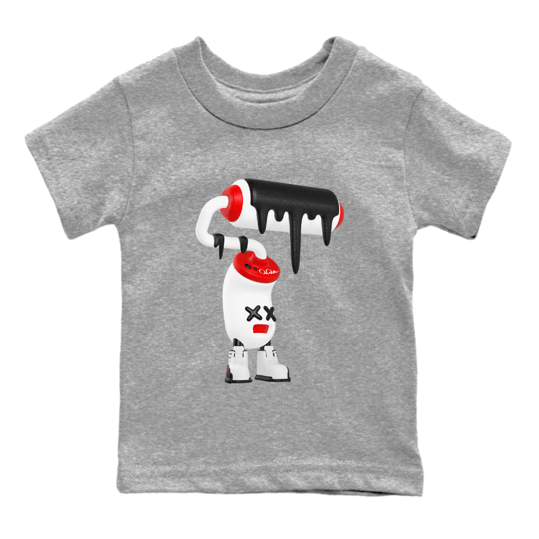 3D Paint Roller snkmatch Tees Kids - Air Jordan 12 Taxi Flip