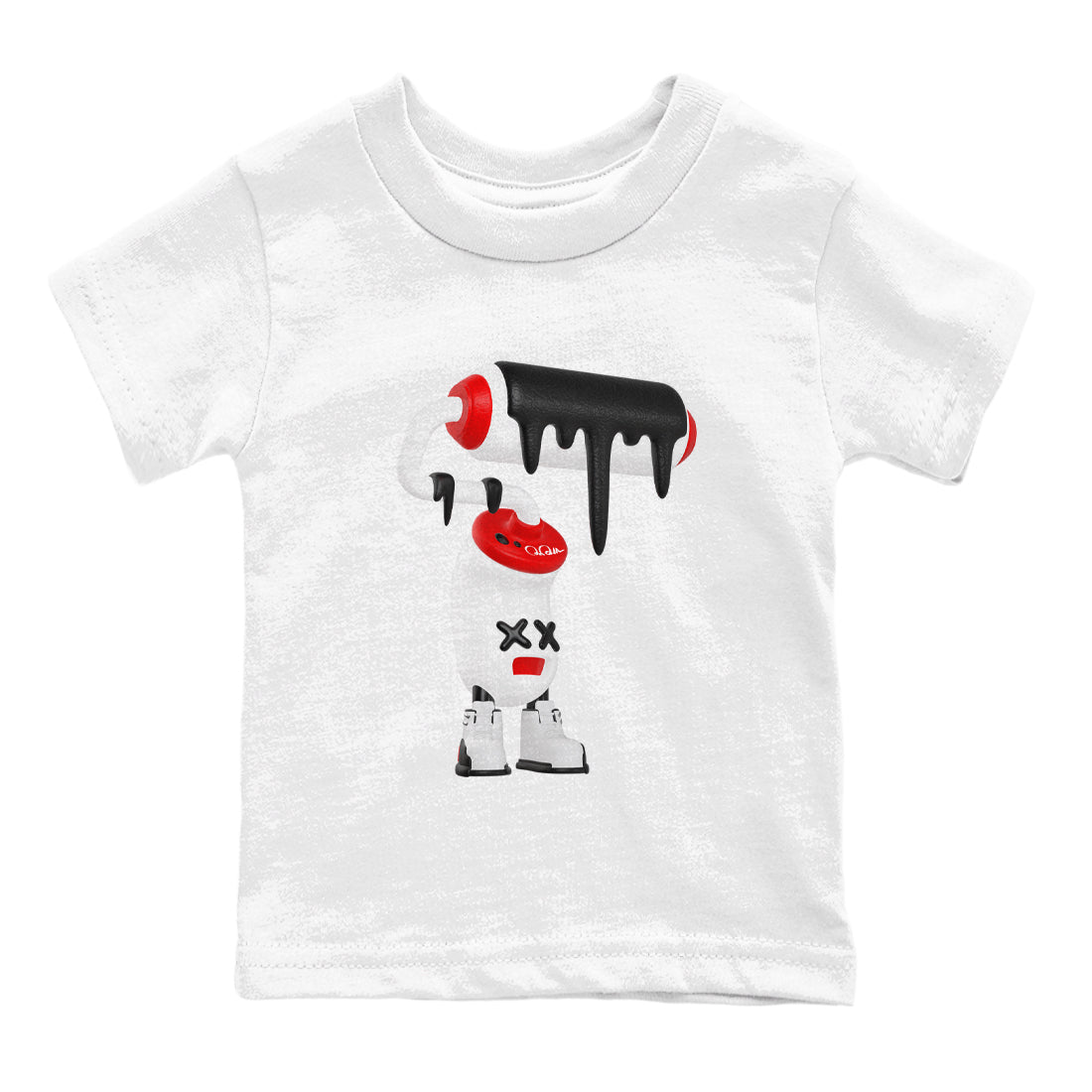 3D Paint Roller snkmatch Tees Kids - Air Jordan 12 Taxi Flip