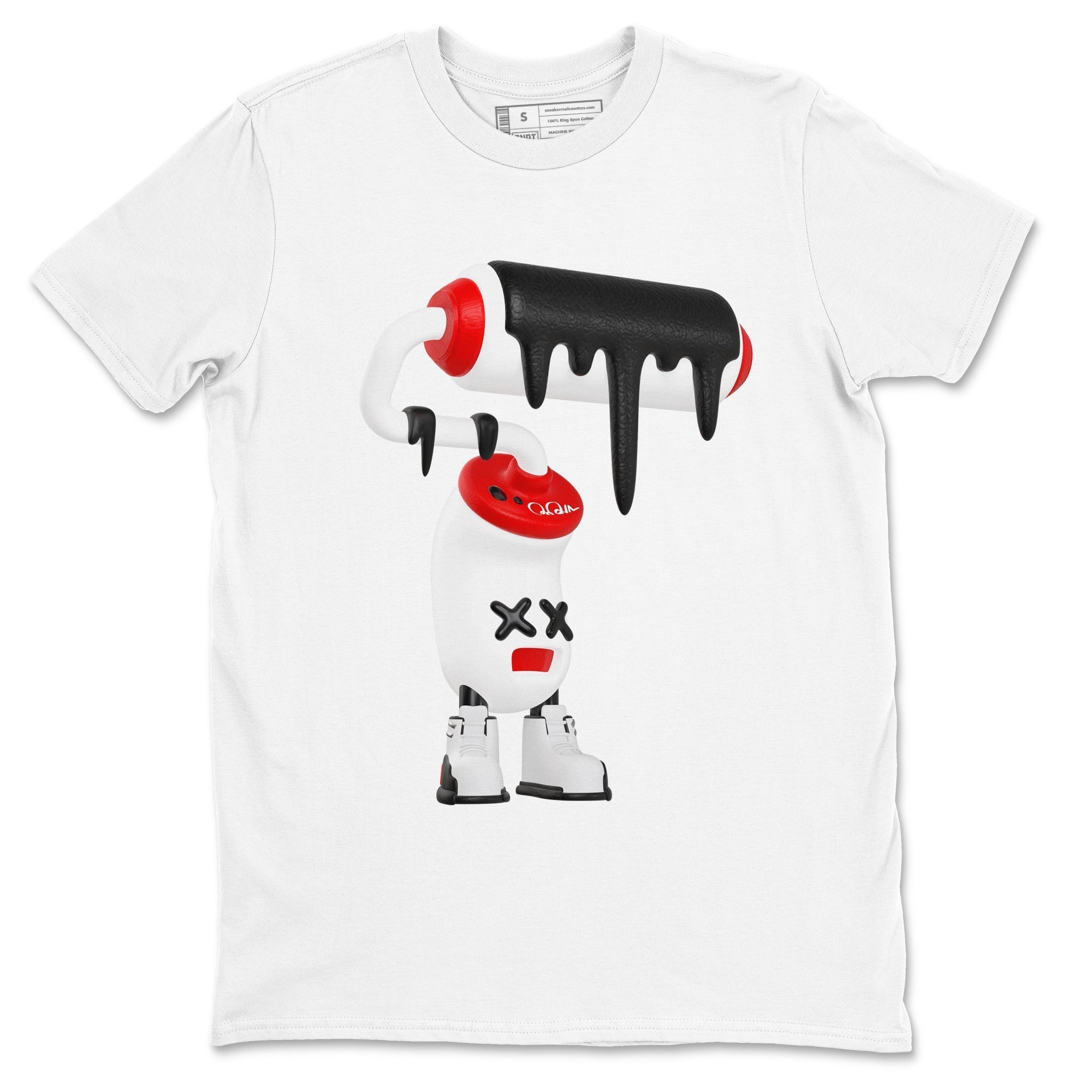 3D Paint Roller snkmatch Tees - Air Jordan 12 Taxi Flip