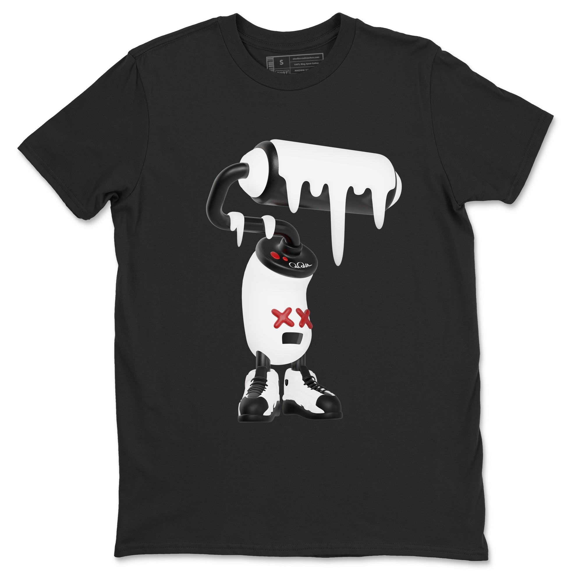 3D Paint Roller snkmatch Tees - Air Jordan 14 Black Toe