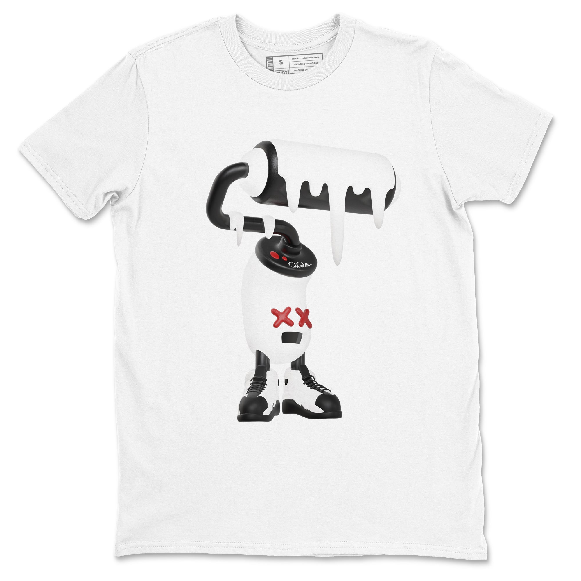 3D Paint Roller snkmatch Tees - Air Jordan 14 Black Toe