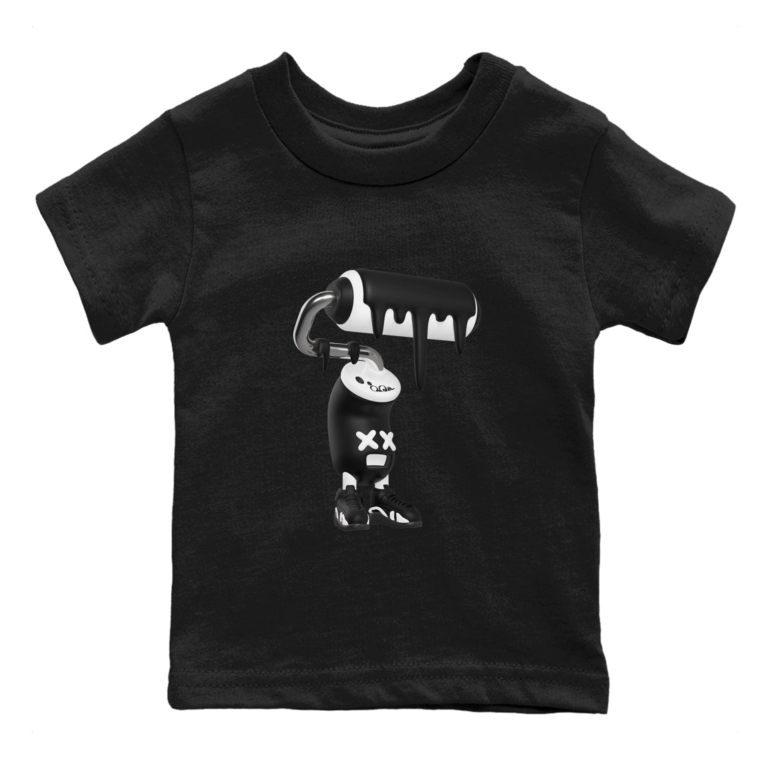 3D Paint Roller snkmatch Tee Kids - Air Jordan 14 Panda