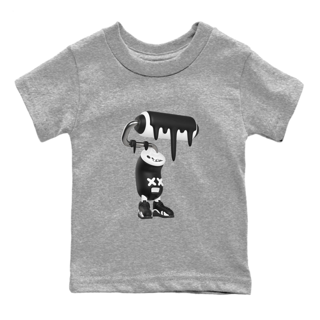 3D Paint Roller snkmatch Tee Kids - Air Jordan 14 Panda