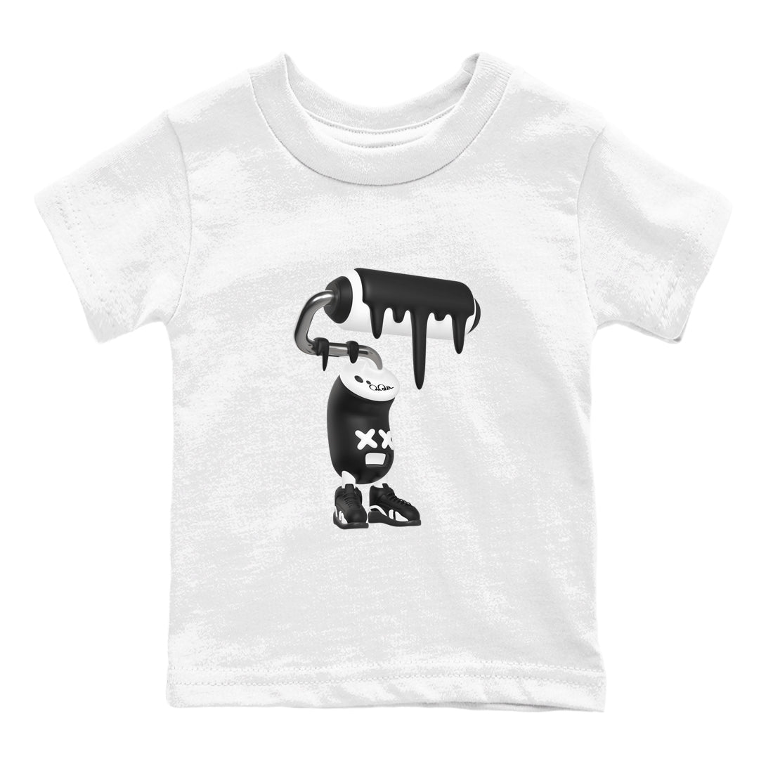 3D Paint Roller snkmatch Tee Kids - Air Jordan 14 Panda
