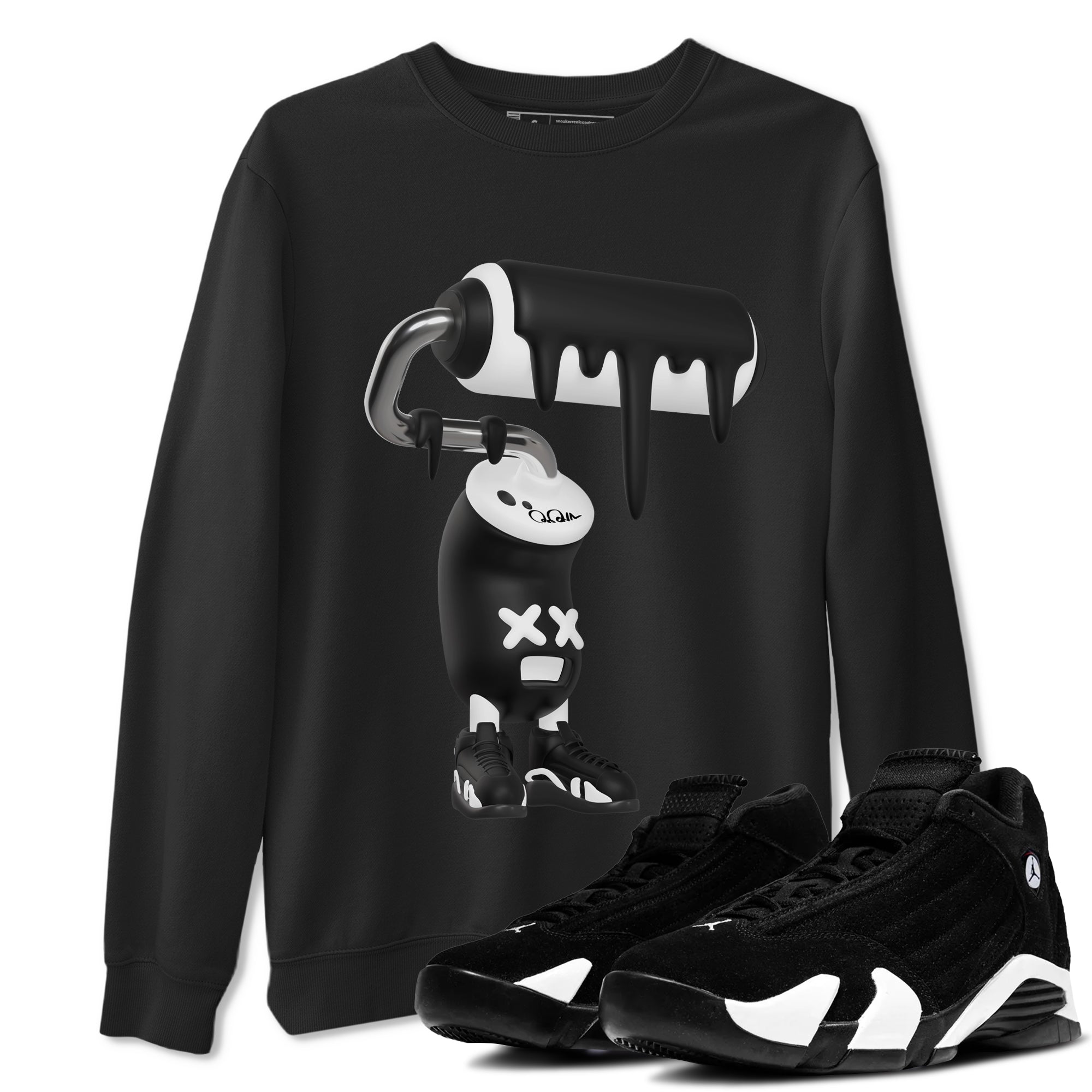 3D Paint Roller snkmatch Tee - Air Jordan 14 Panda