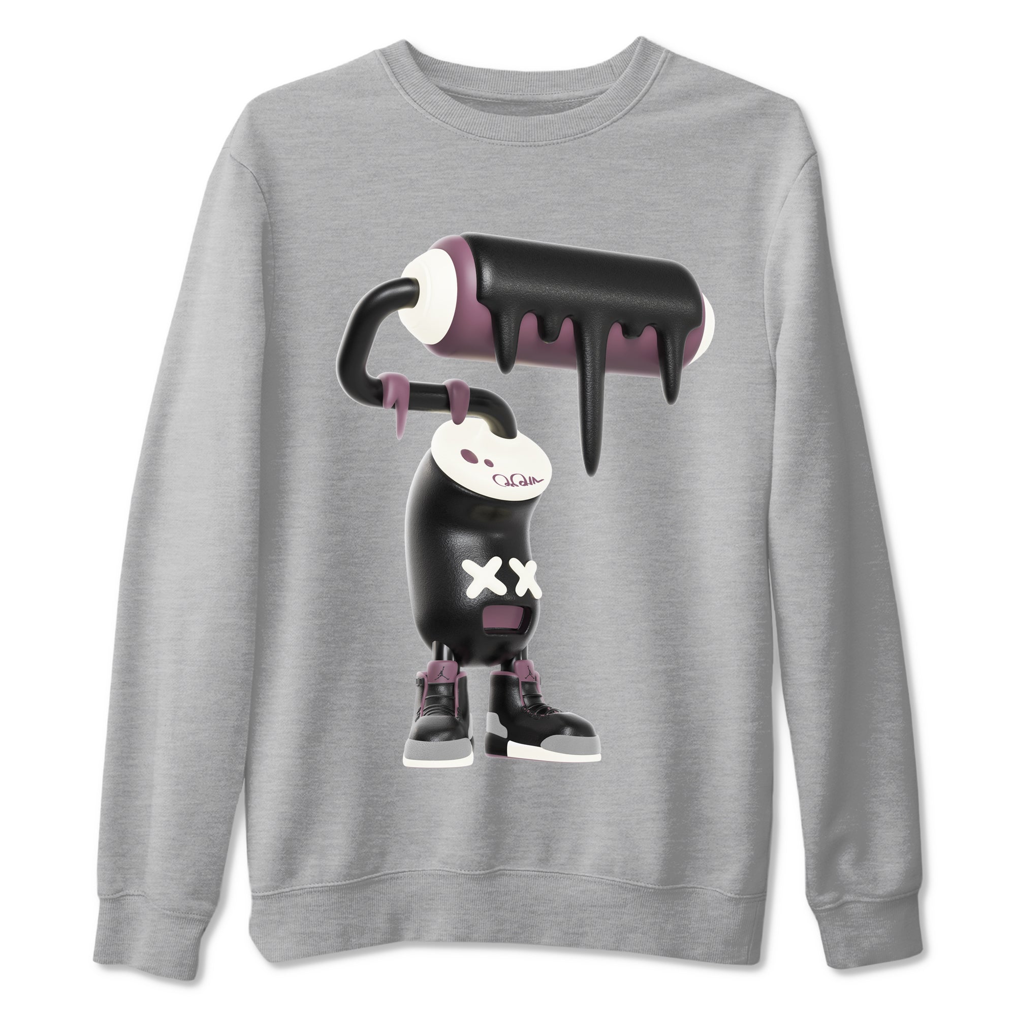 3D Paint Roller snkmatch Tees - Air Jordan 3 A Ma Maniere x Black