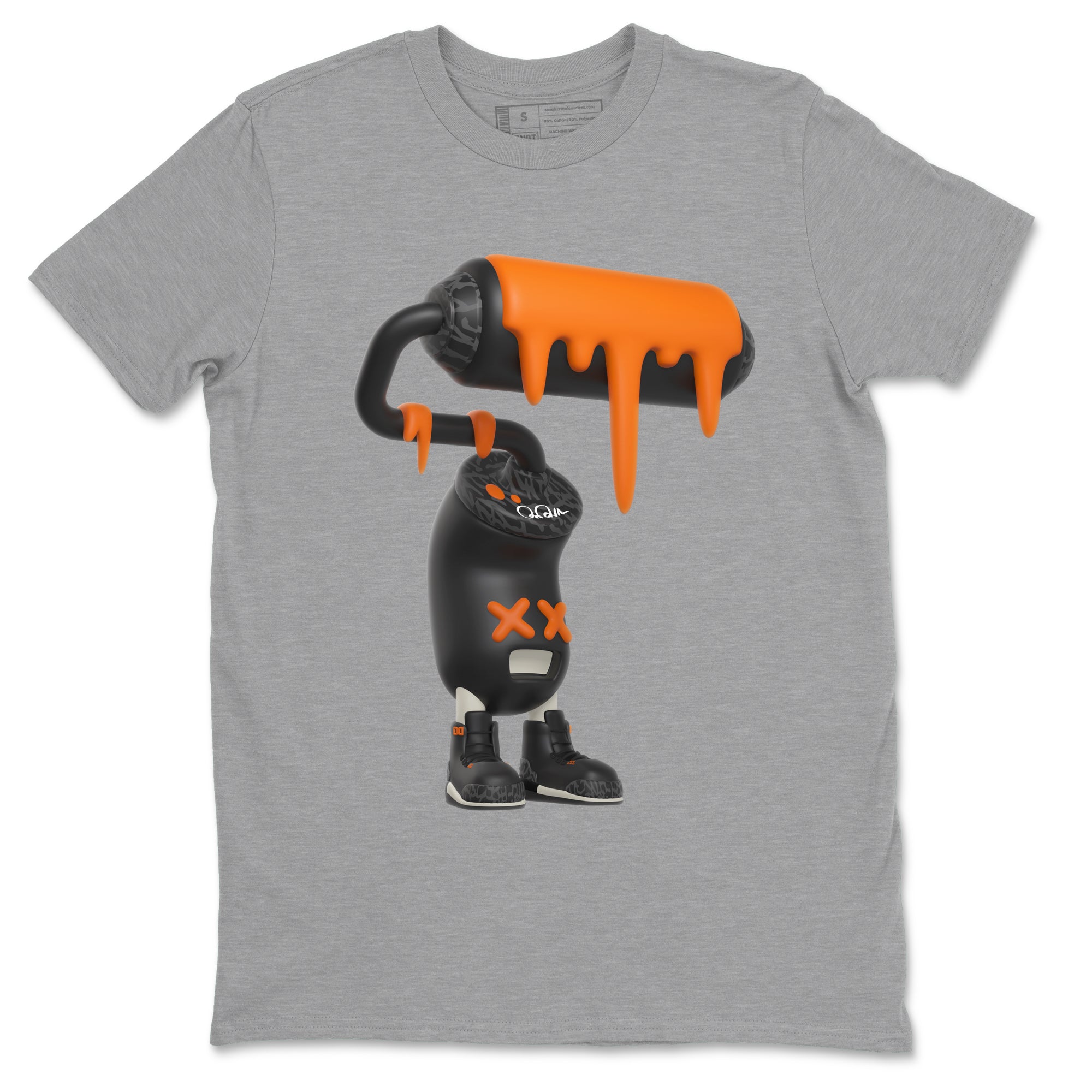 3D Paint Roller snkmatch Tee - Air Jordan 3 Fear