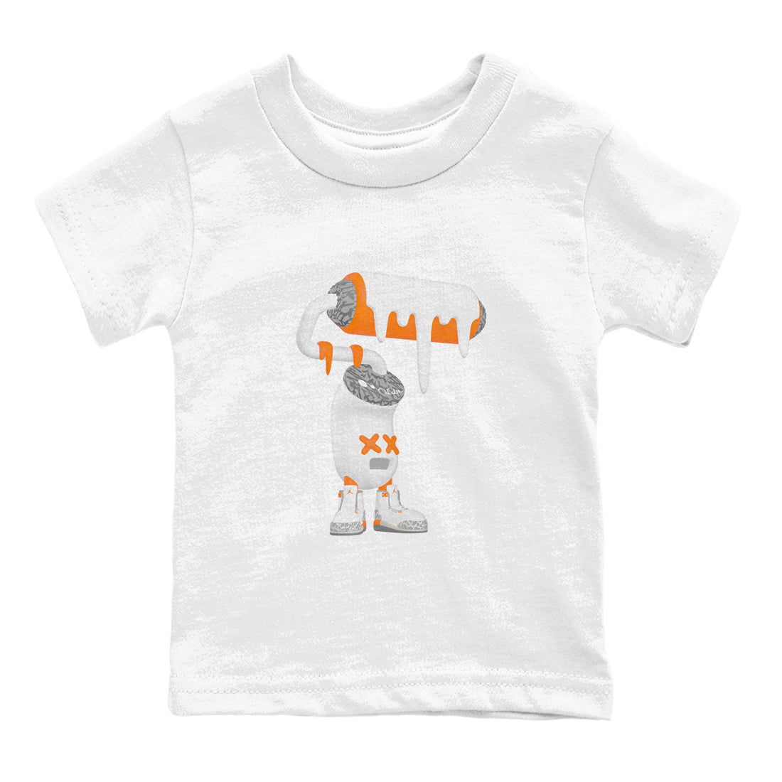 3D Paint Roller snkmatch Tees Kids - Air Jordan 3 Georgia Peach