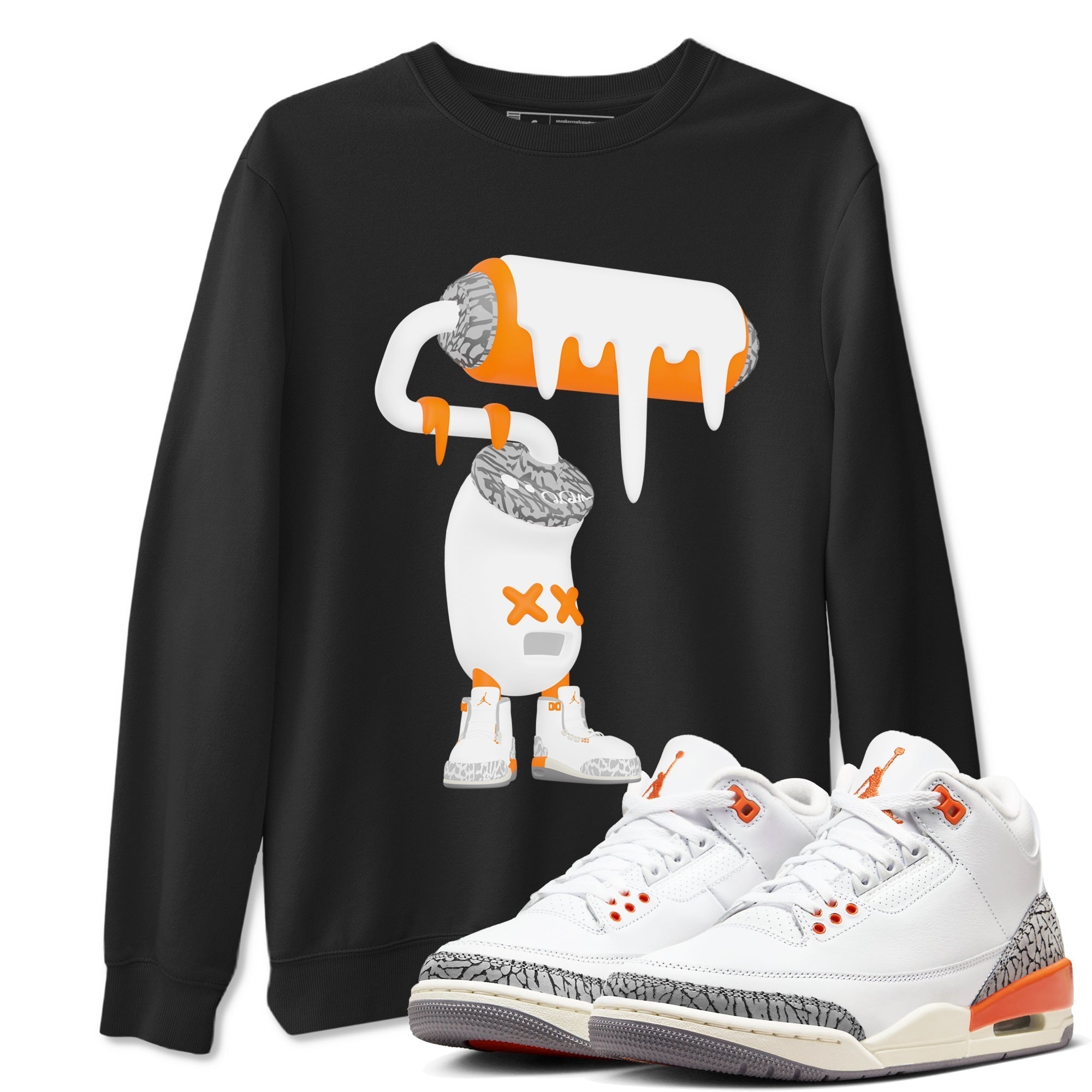 3D Paint Roller snkmatch Tees - Air Jordan 3 Georgia Peach
