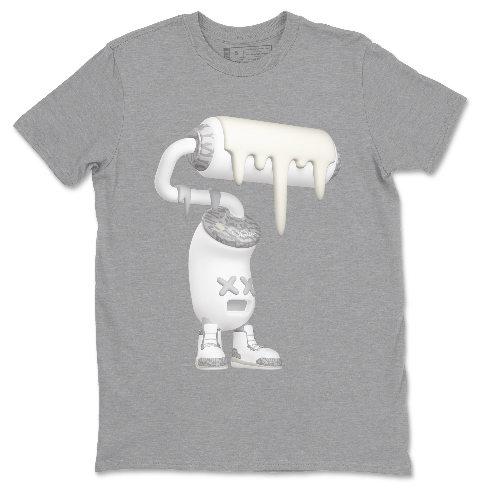 3D Paint Roller snkmatch Tees - Air Jordan 3 Ivory