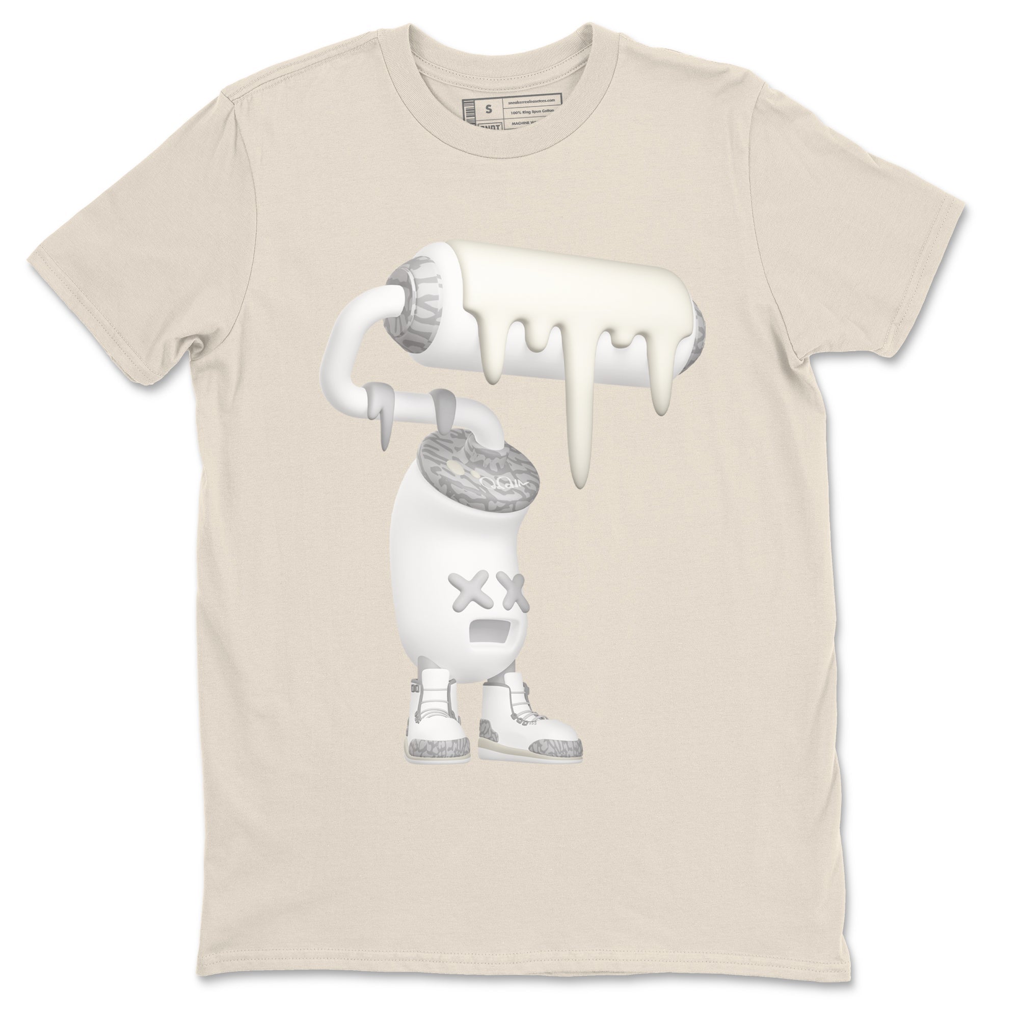 3D Paint Roller snkmatch Tees - Air Jordan 3 Ivory