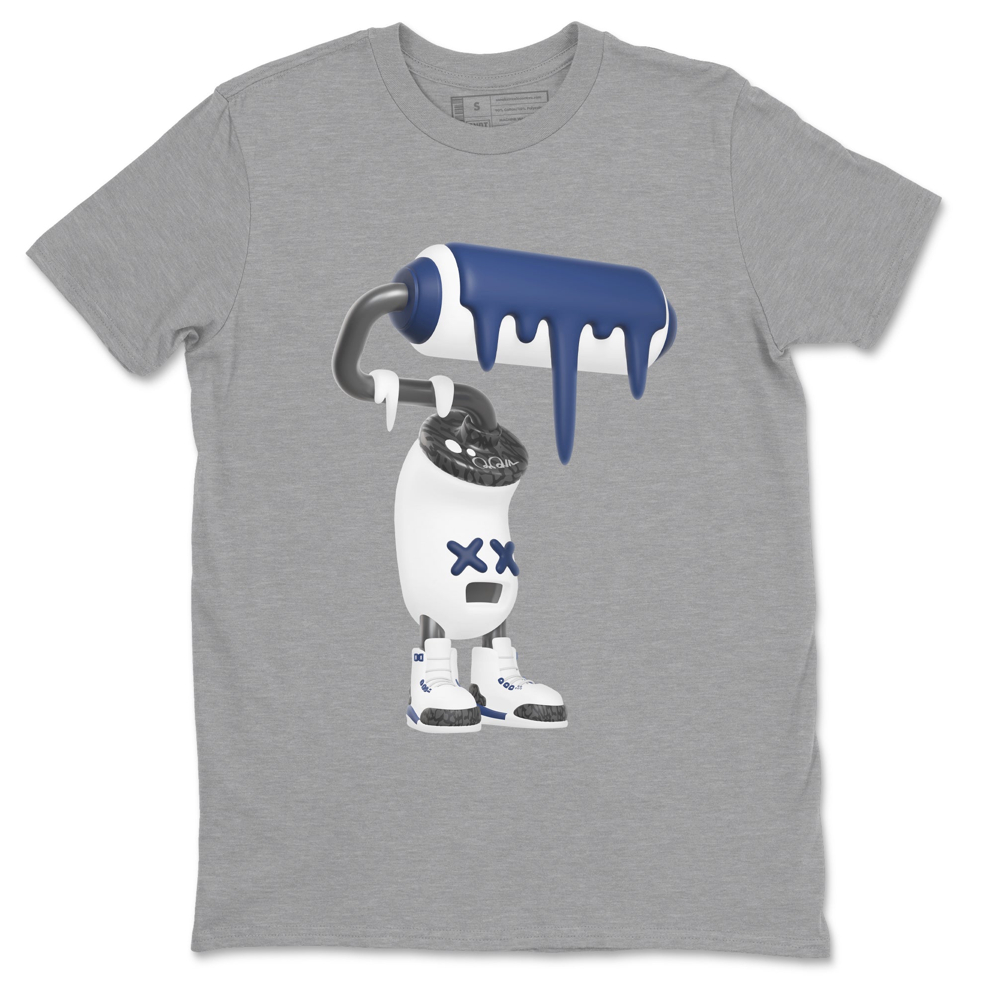 3D Paint Roller snkmatch Tees - Air Jordan 3 Midnight Navy 2023