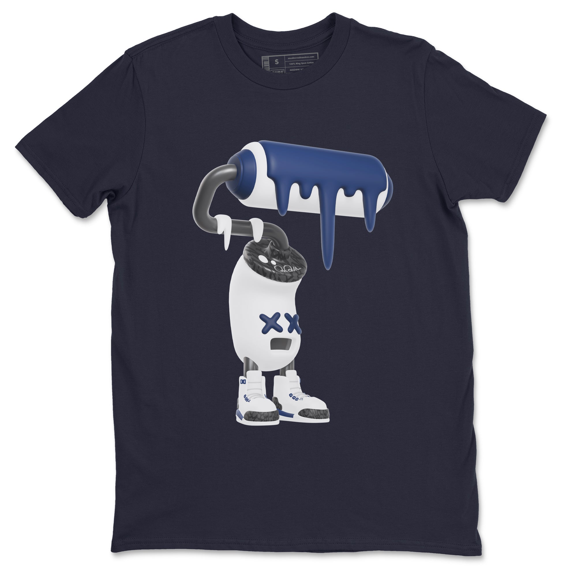 3D Paint Roller snkmatch Tees - Air Jordan 3 Midnight Navy 2023