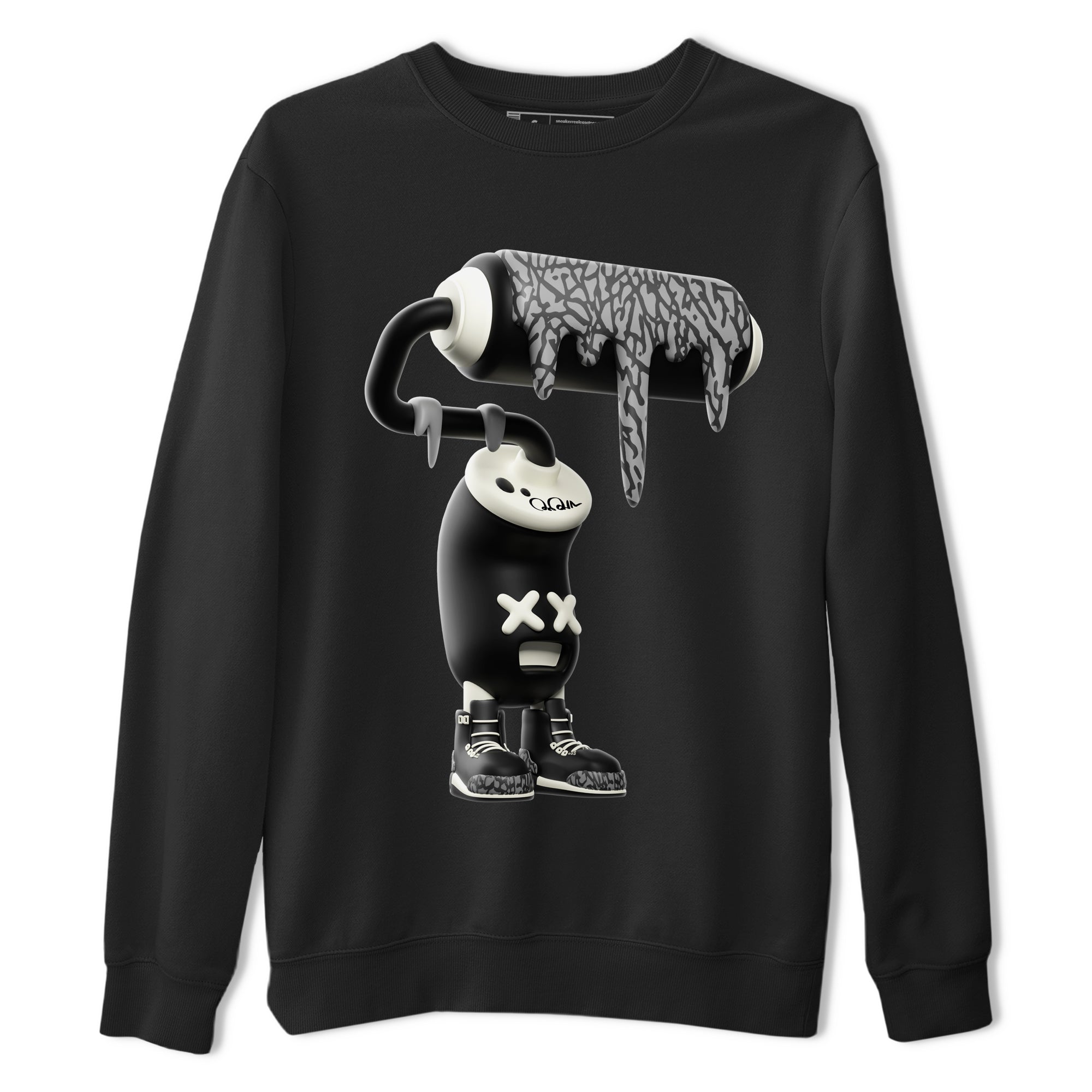 3D Paint Roller snkmatch Tee - Air Jordan 3 Off Noir
