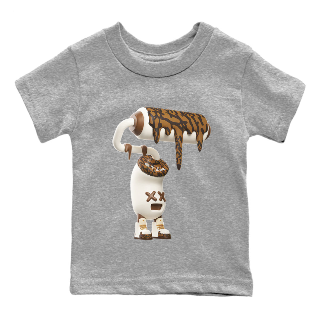 3D Paint Roller Kids Tops - Air Jordan 3 Palomino
