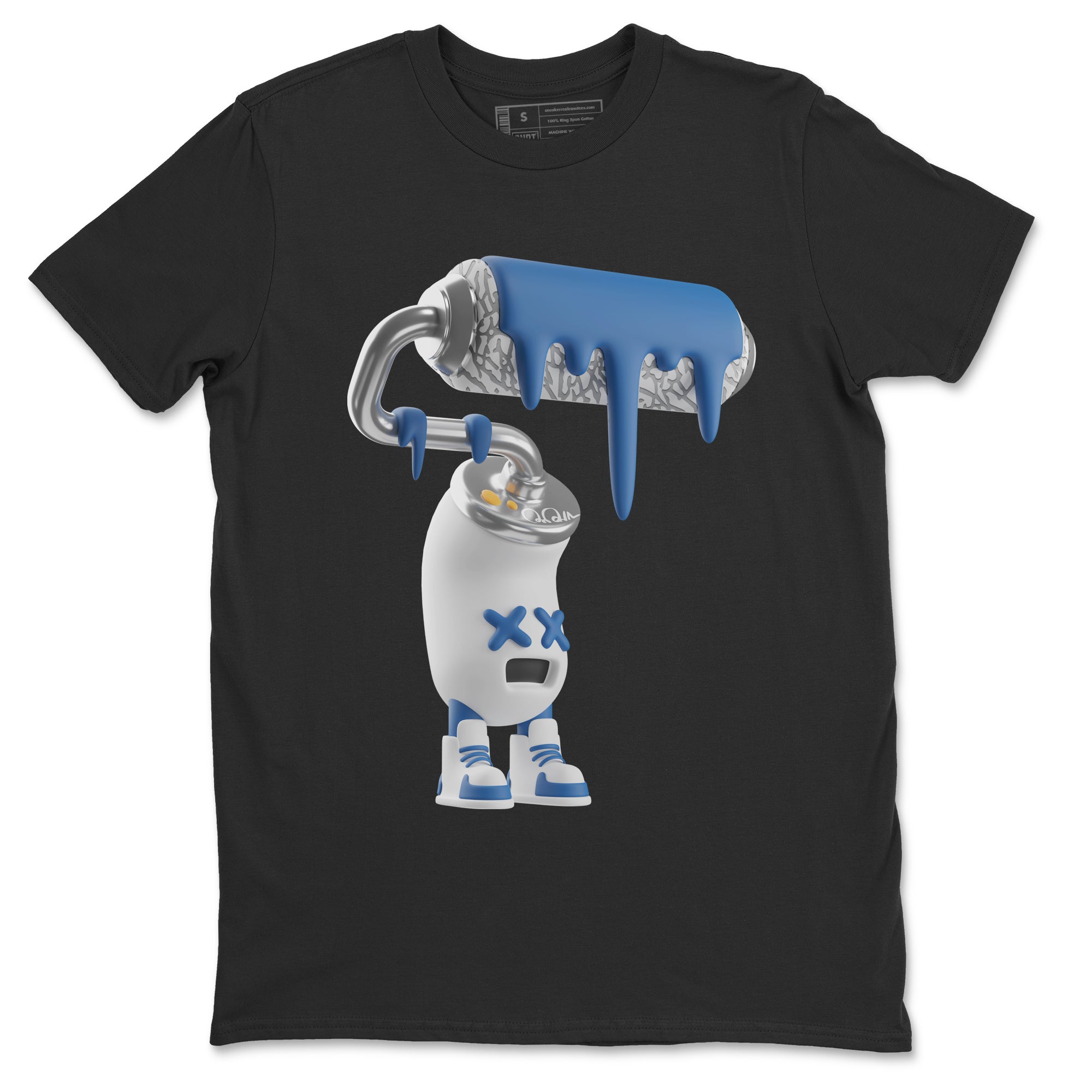3D Paint Roller Unisex Tops - Air Jordan 3 Wizards