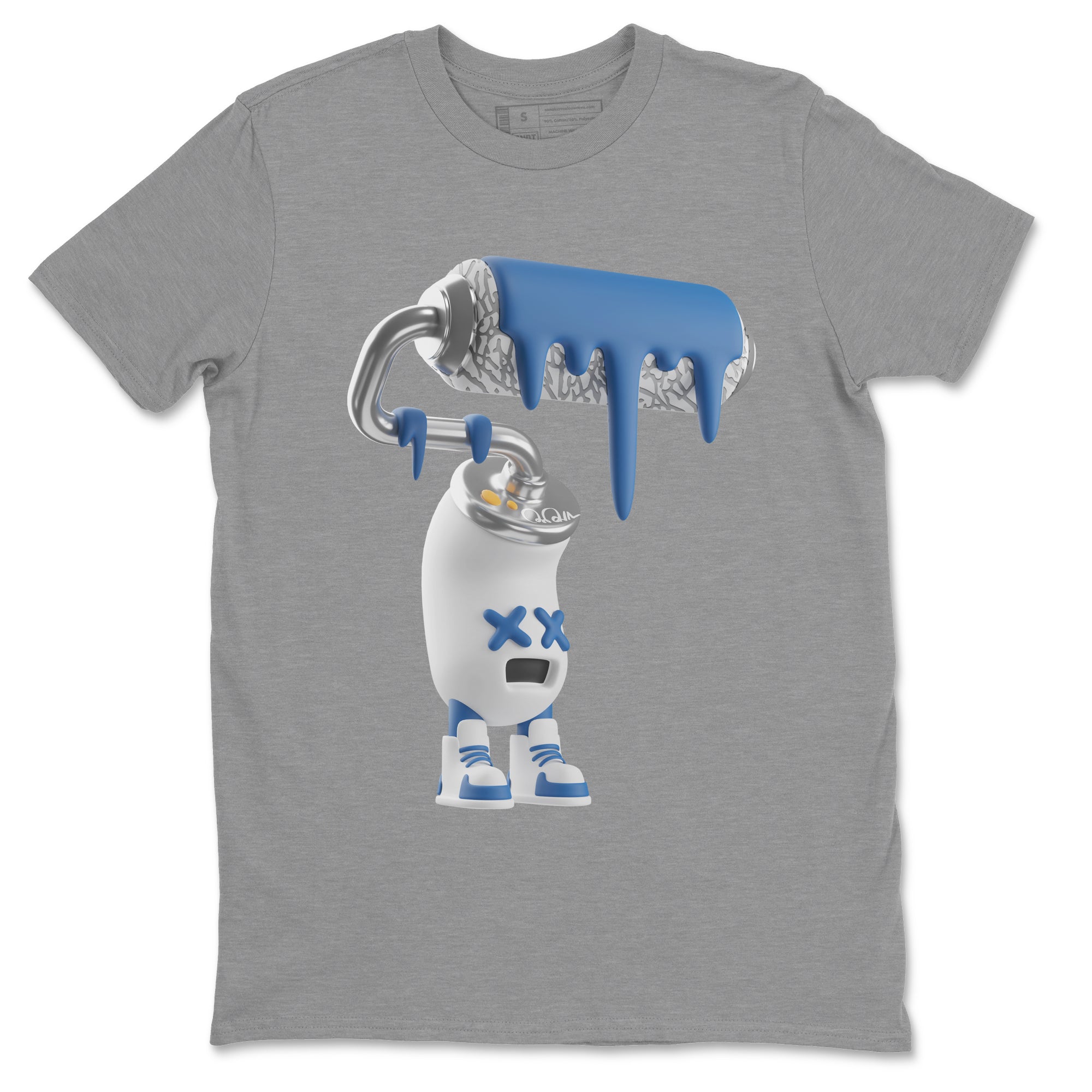 3D Paint Roller Unisex Tops - Air Jordan 3 Wizards