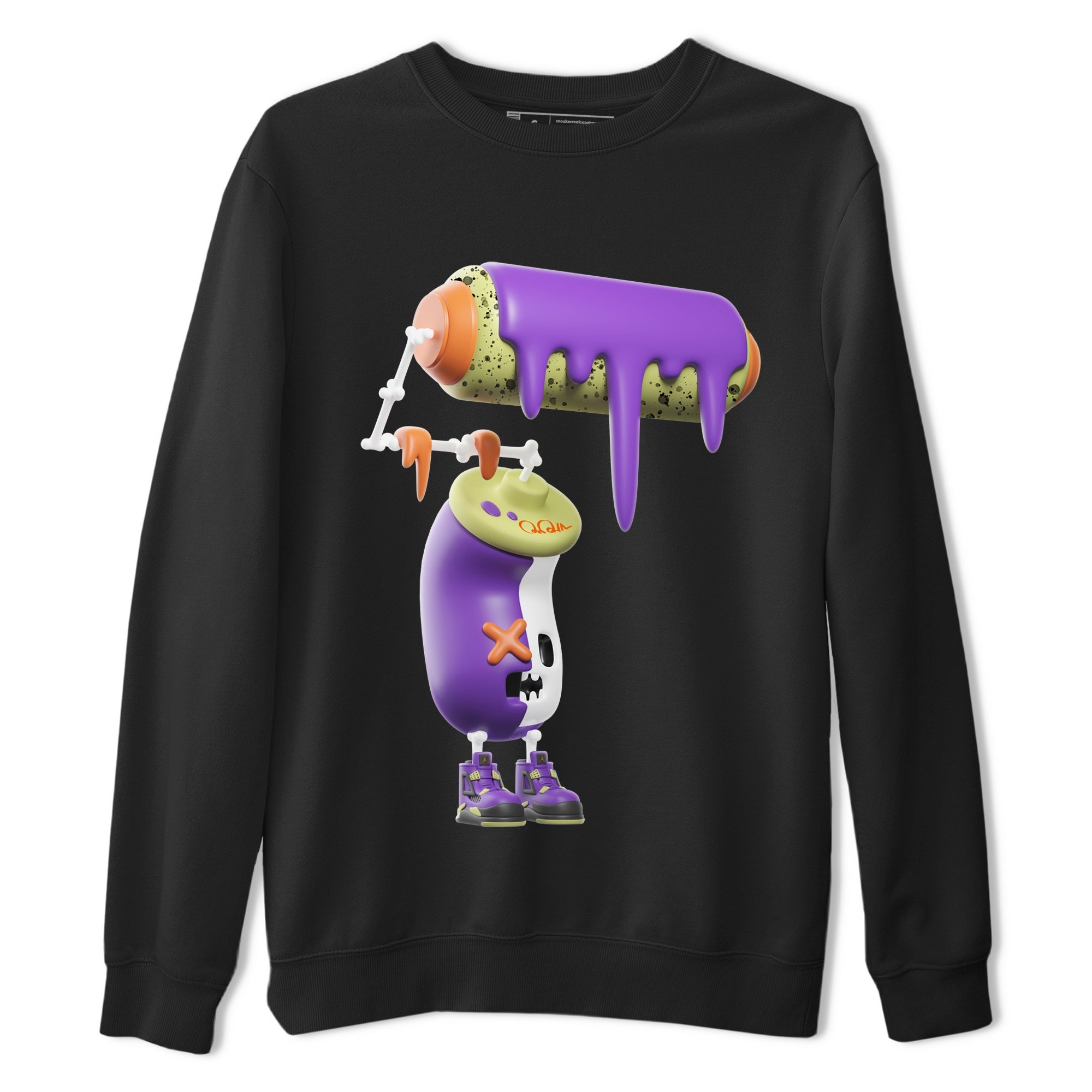 3D Paint Roller snkmatch Tee - Air Jordan 4 Canyon Purple