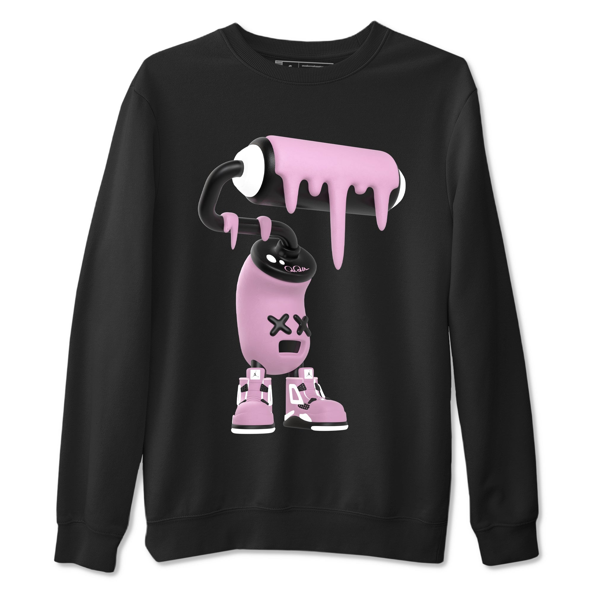 3D Paint Roller snkmatch Tees - Air Jordan 4 Orchid