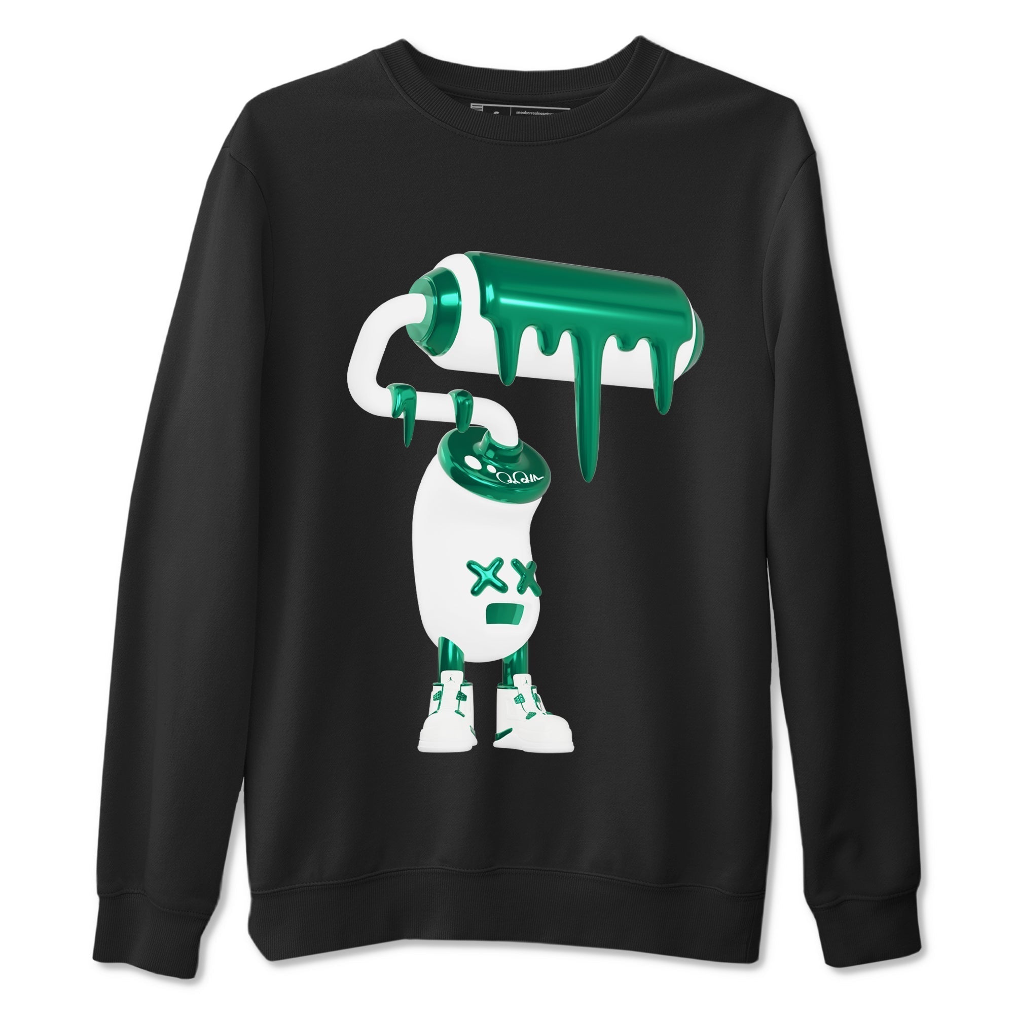 3D Paint Roller snkmatch Tees - Air Jordan 4 Oxidized Green