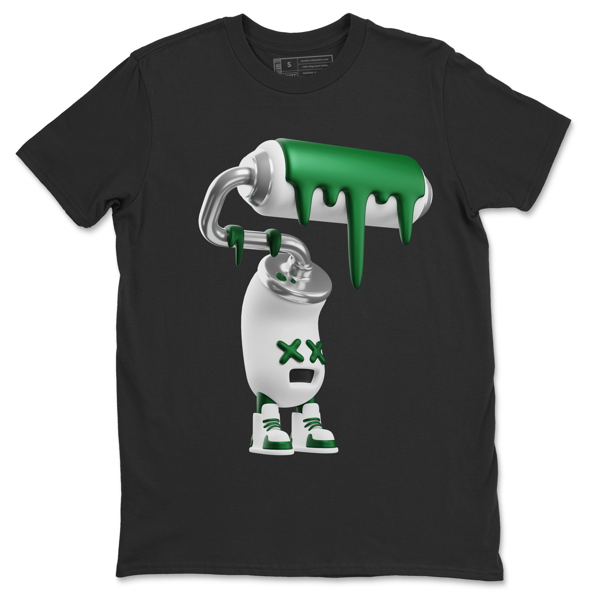 3D Paint Roller Unisex Tops - Air Jordan 4 Pine Green