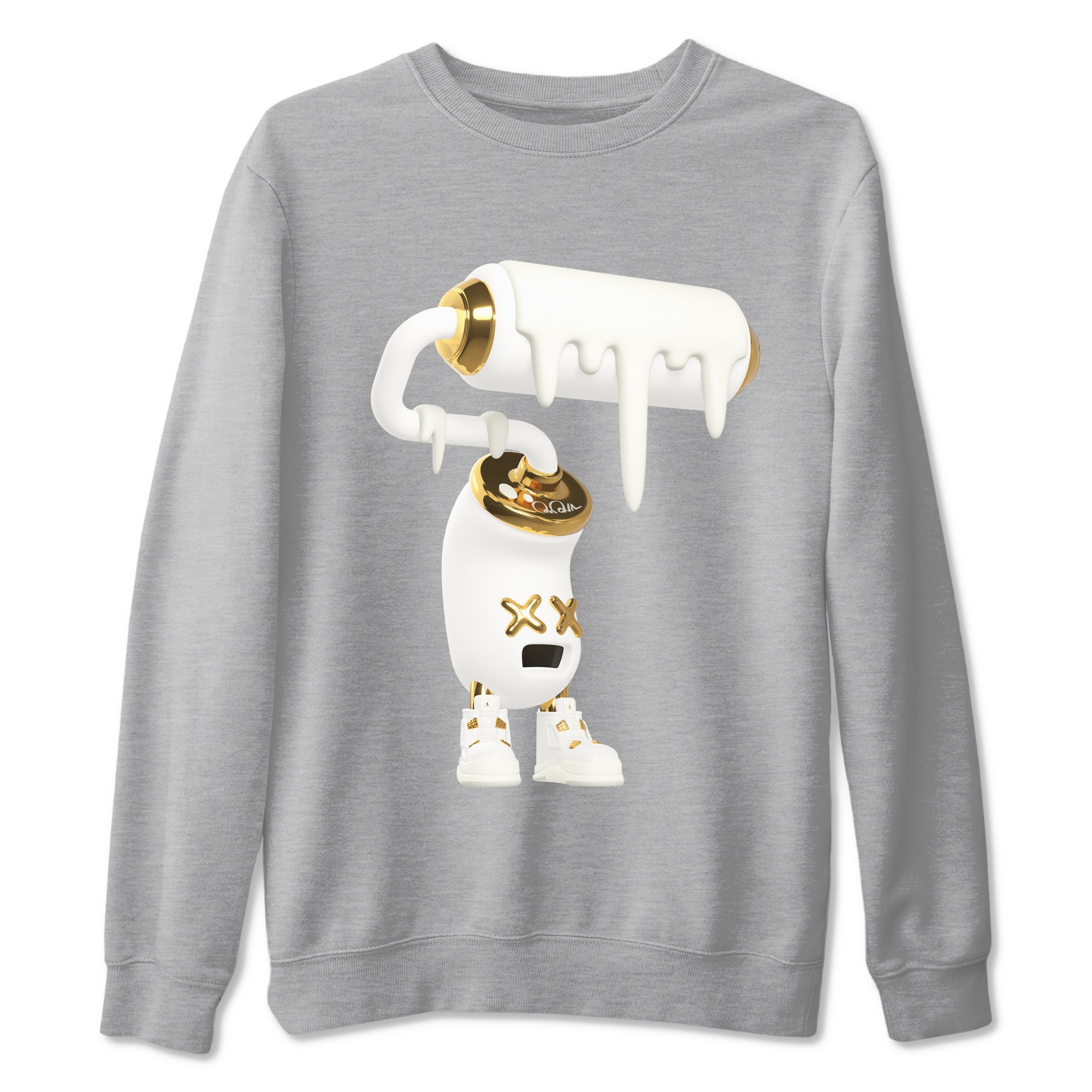 3D Paint Roller snkmatch Tees - Air Jordan 4 Sail 2024
