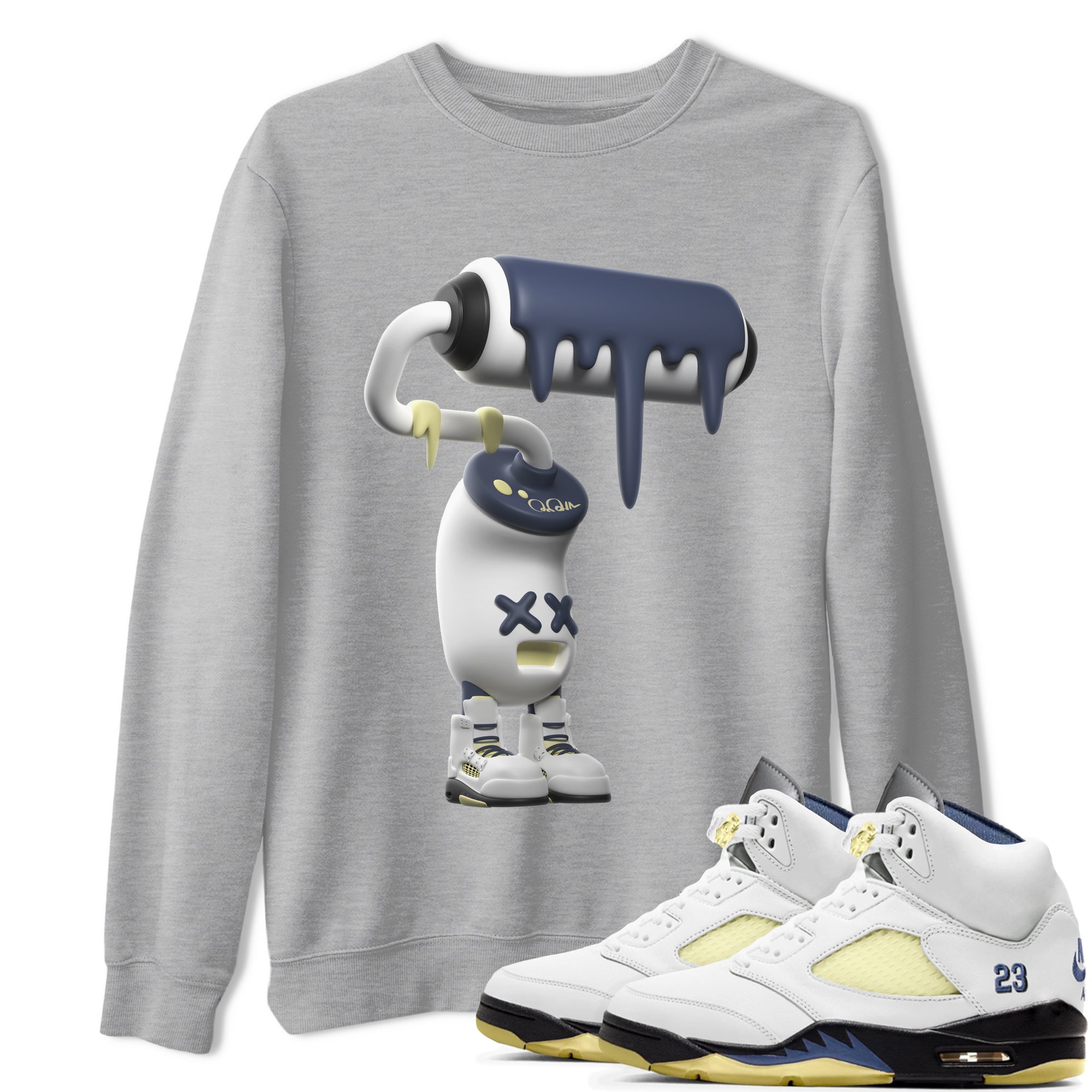 3D Paint Roller snkmatch Tee - Air Jordan 5 A Ma Maniere x Photon Dust