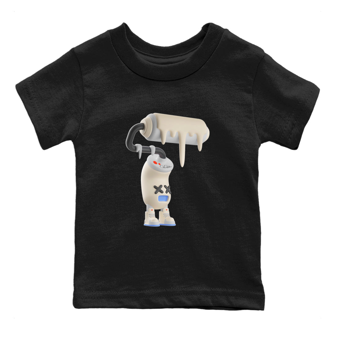 3D Paint Roller Kids Tops - Air Jordan 5 Craft