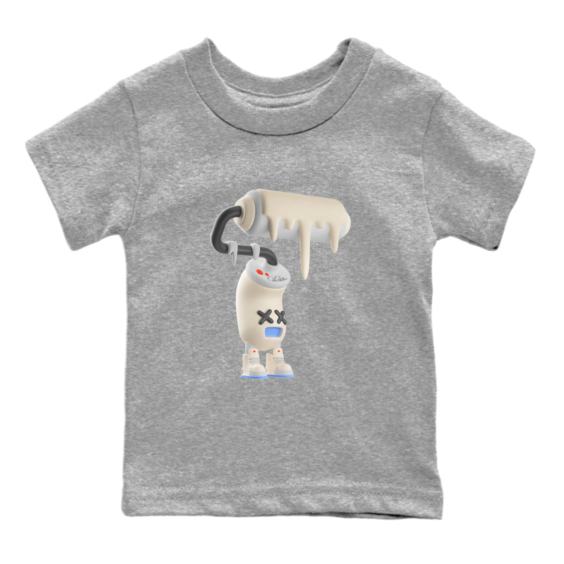 3D Paint Roller Kids Tops - Air Jordan 5 Craft