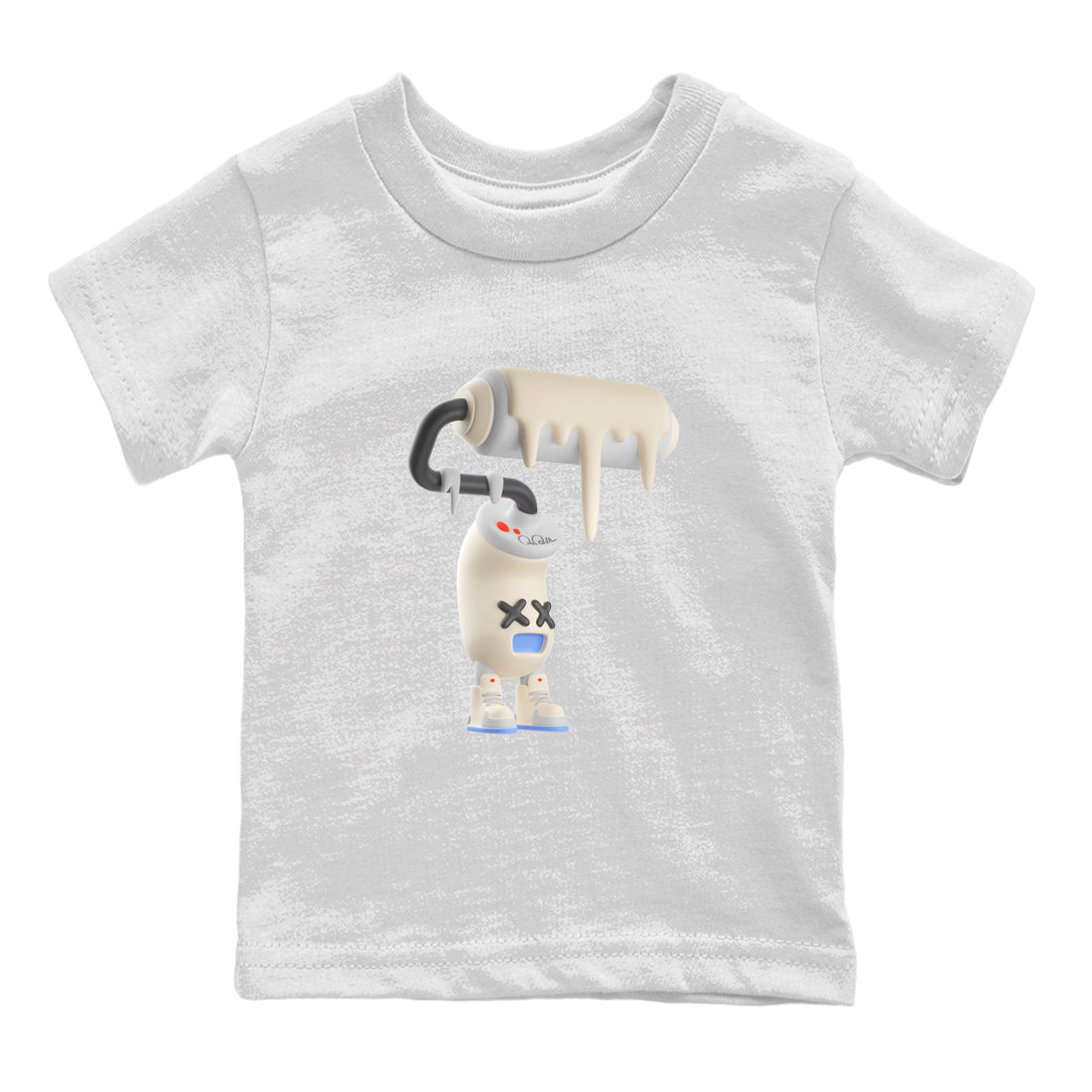 3D Paint Roller Kids Tops - Air Jordan 5 Craft
