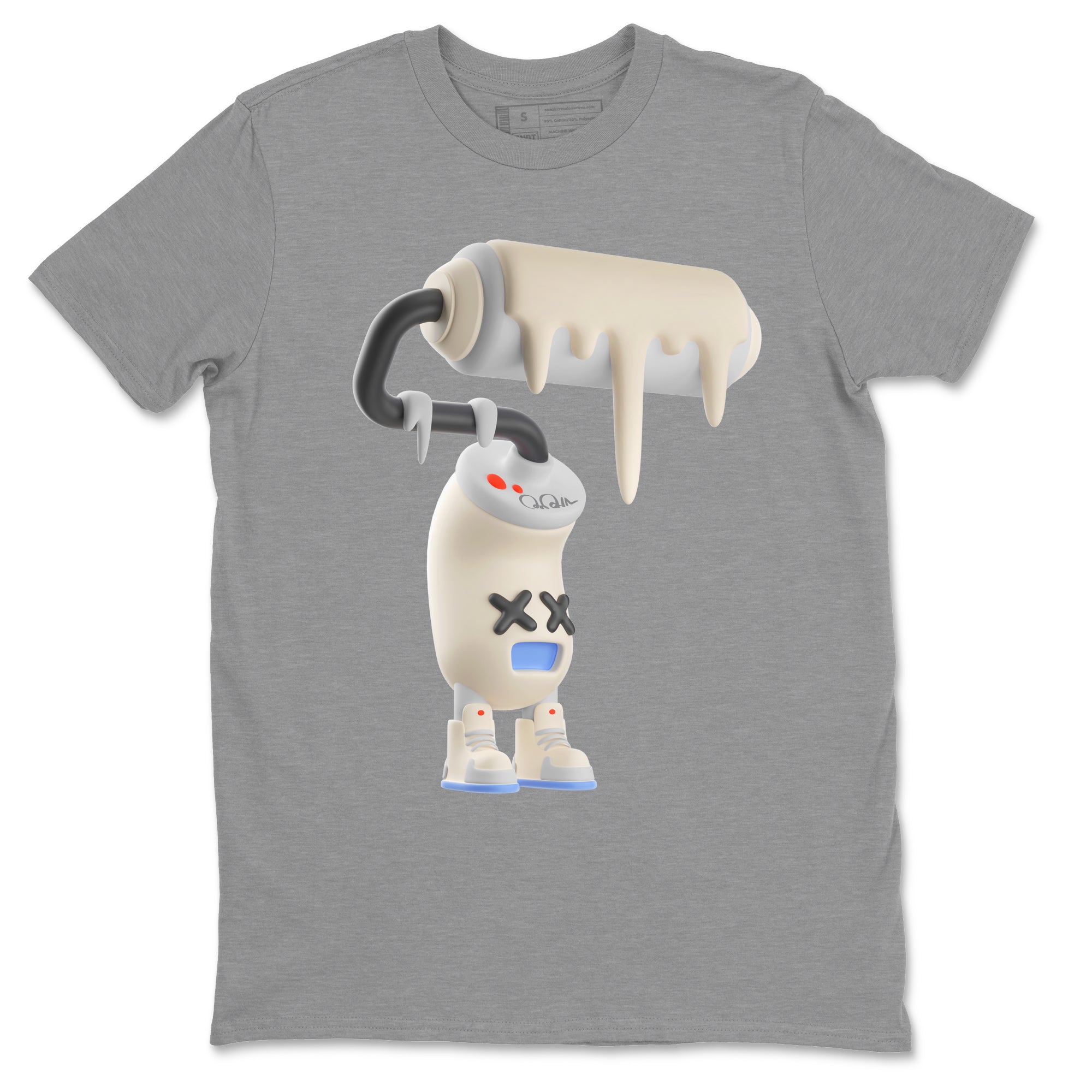 3D Paint Roller Unisex Tops - Air Jordan 5 Craft