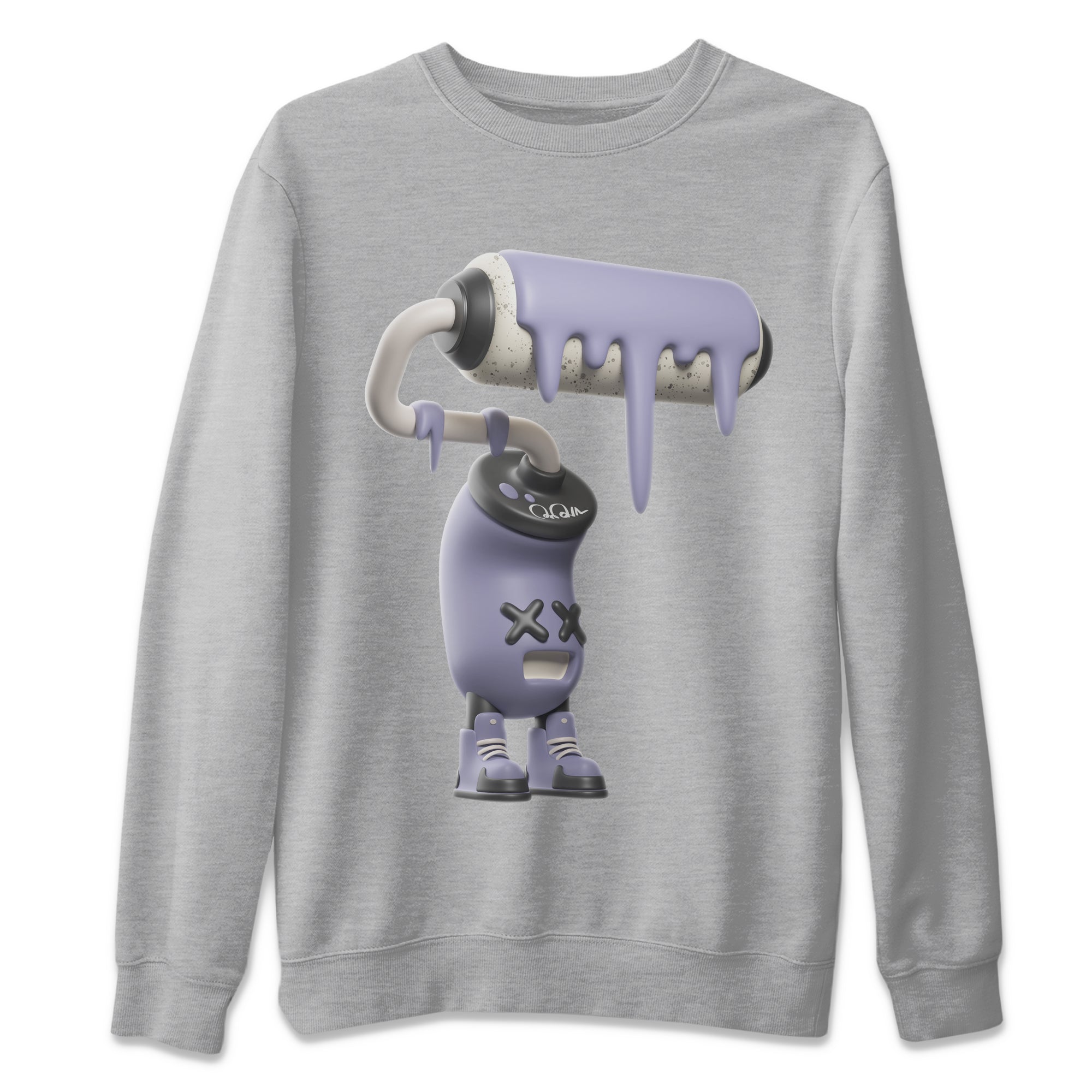 3D Paint Roller Unisex Tops - Air Jordan 5 Indigo Haze