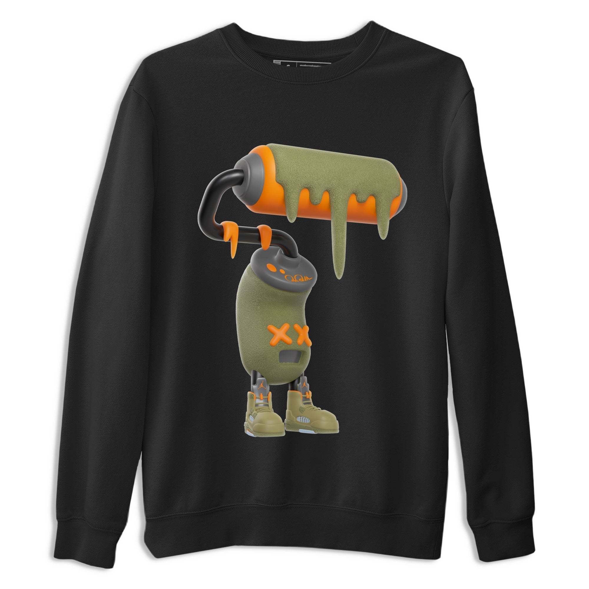 3D Paint Roller snkmatch Tees - Air Jordan 5 Olive