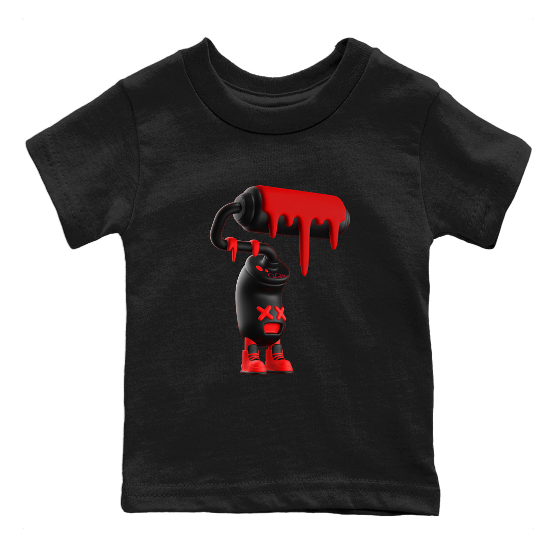 3D Paint Roller Kids Tops - Air Jordan 6 Toro Bravo