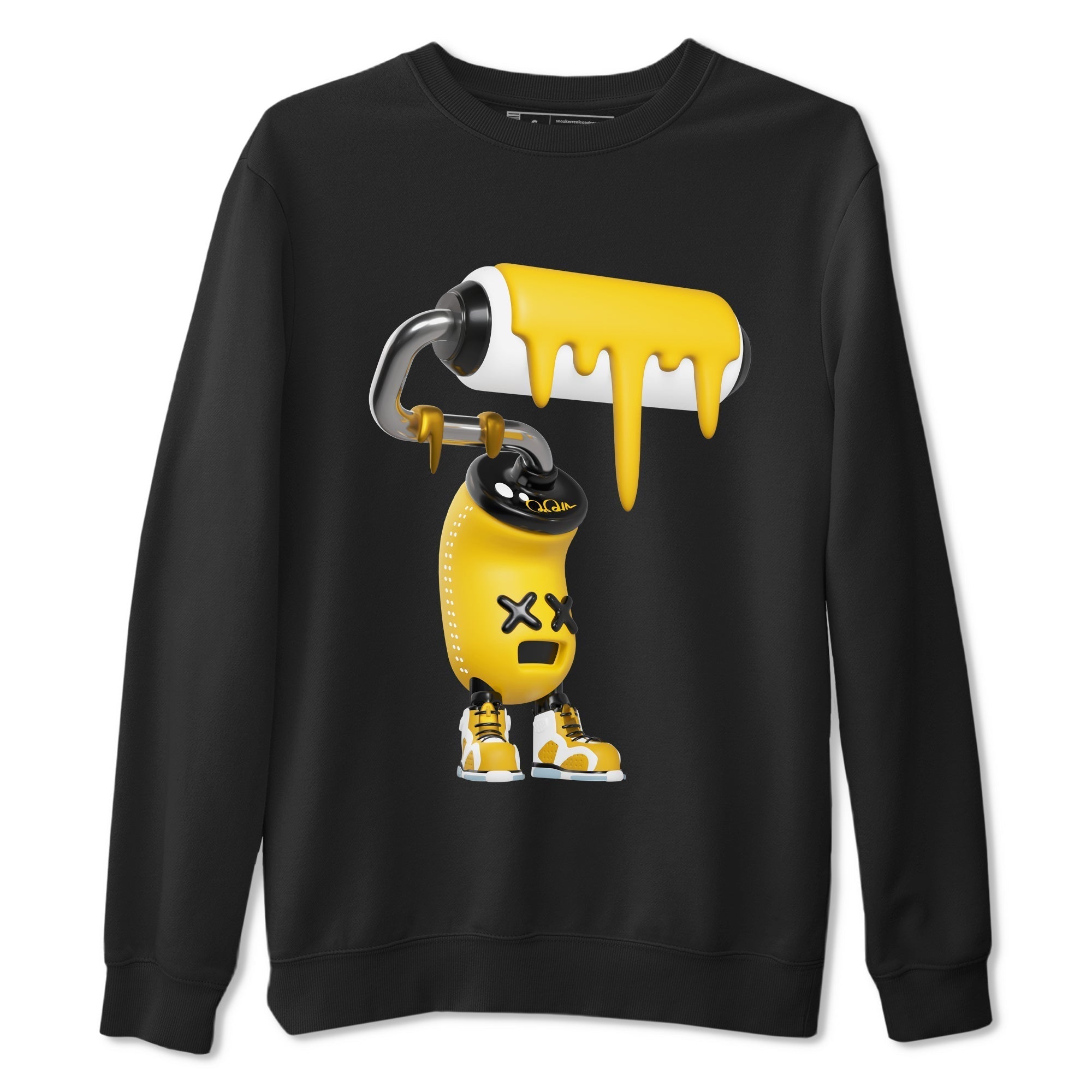 3D Paint Roller snkmatch Tee - Air Jordan 6 Yellow Ochre