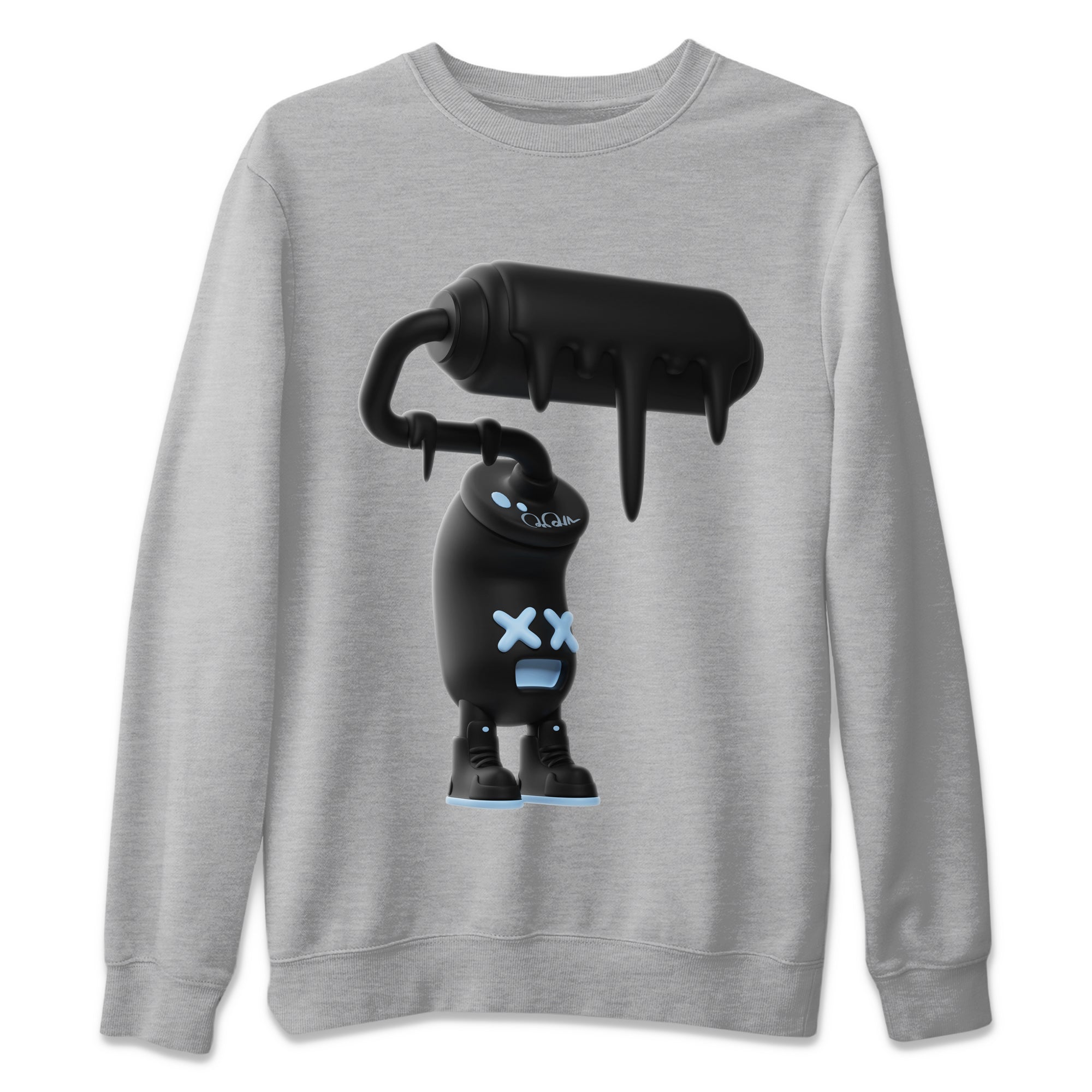 3D Paint Roller Unisex Tops - Air Jordan 7 Chambray