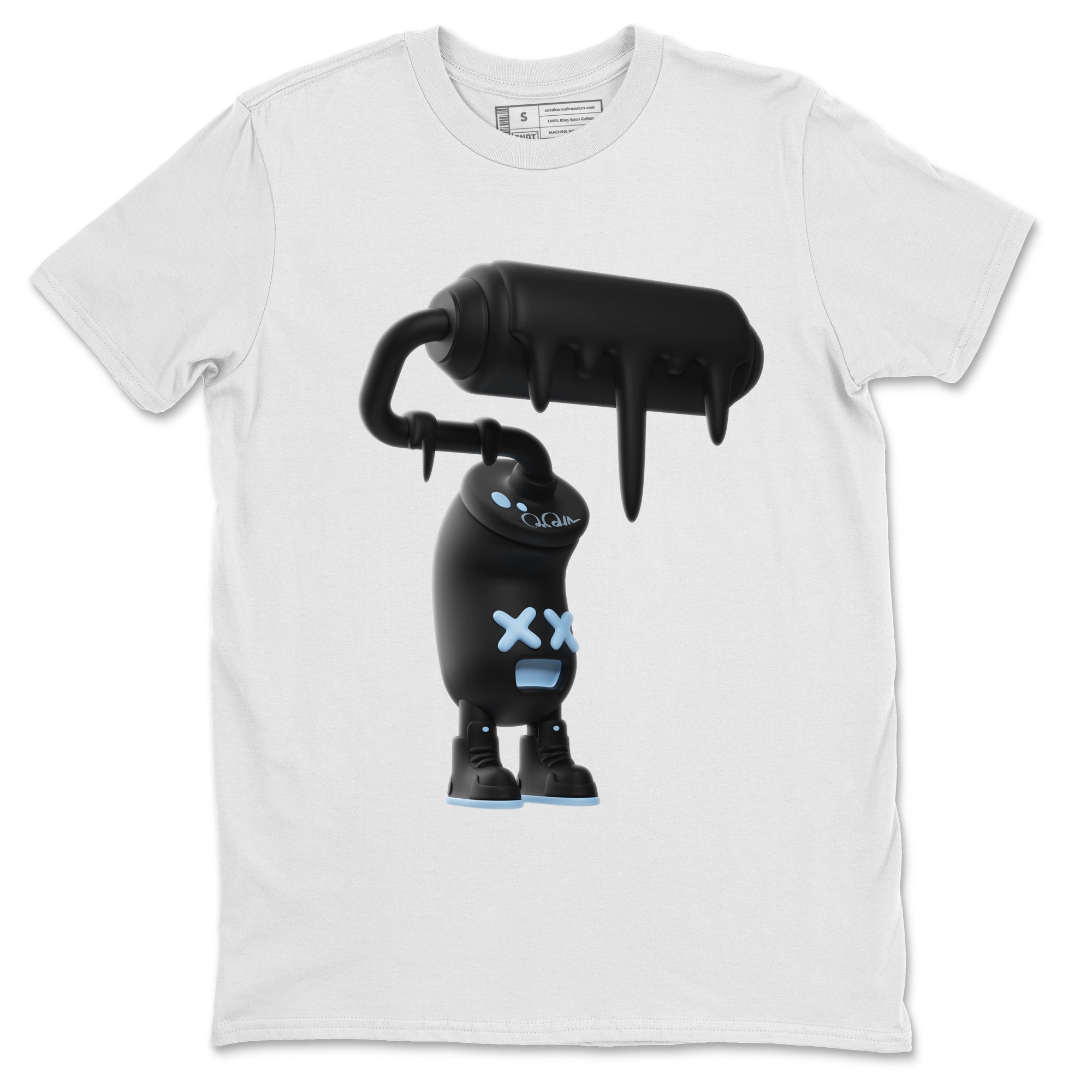 3D Paint Roller Unisex Tops - Air Jordan 7 Chambray
