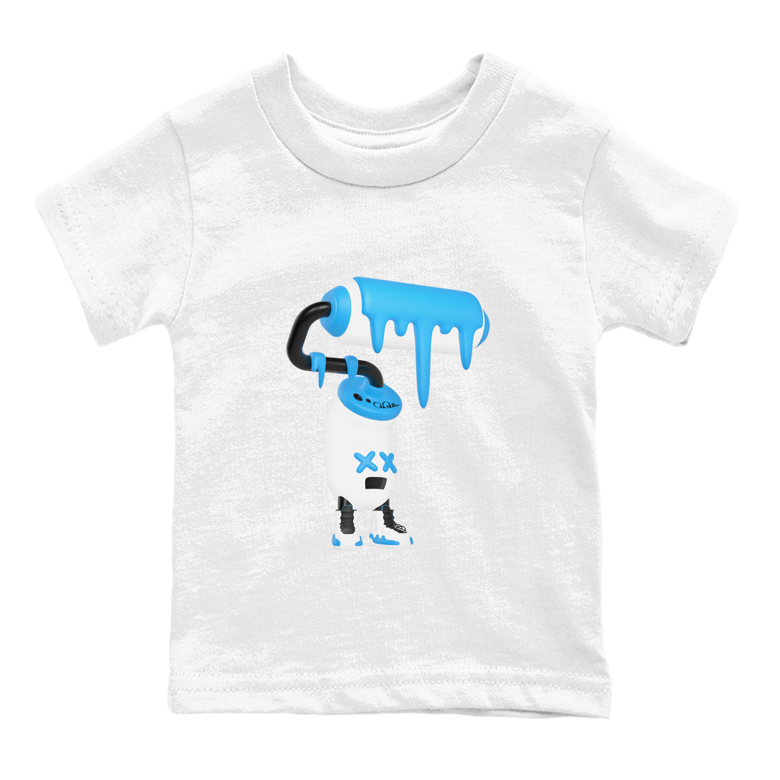 3D Paint Roller snkmatch Tees Kids - Air Jordan 9 Powder Blue