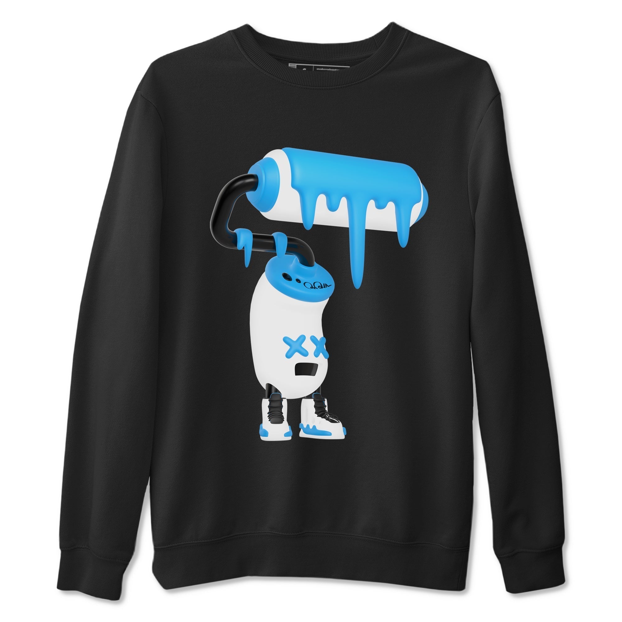 3D Paint Roller snkmatch Tees - Air Jordan 9 Powder Blue