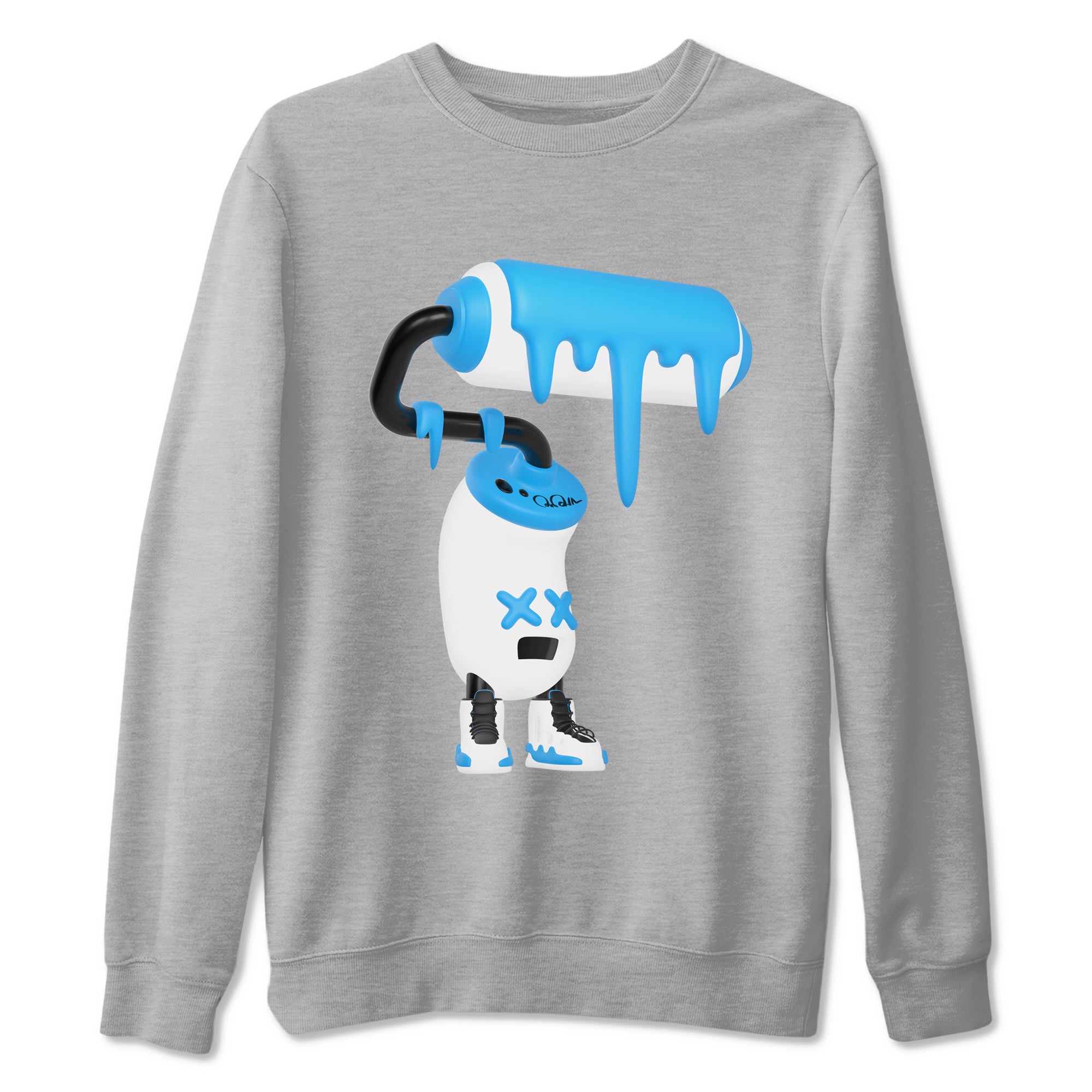 3D Paint Roller snkmatch Tees - Air Jordan 9 Powder Blue
