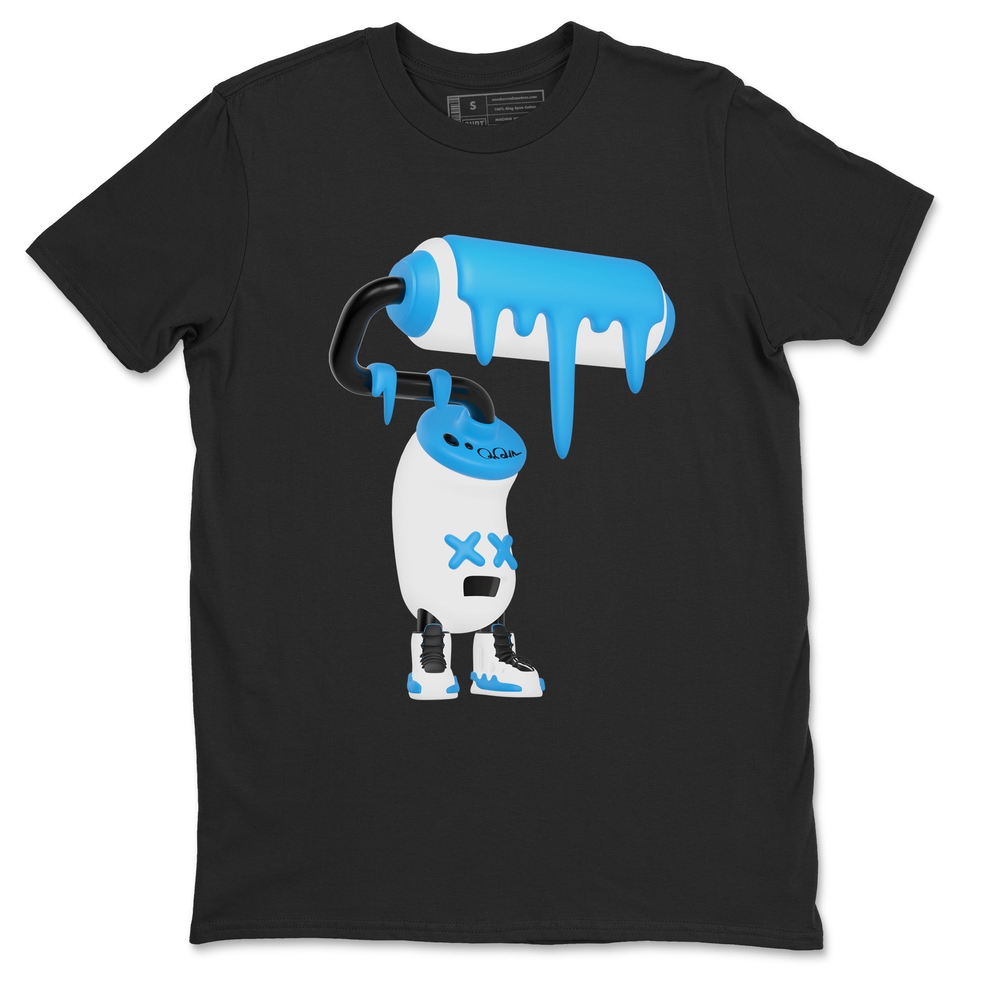 3D Paint Roller snkmatch Tees - Air Jordan 9 Powder Blue