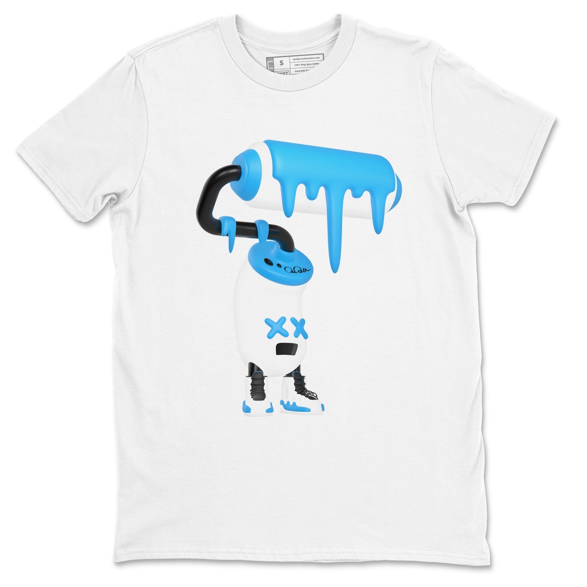 3D Paint Roller snkmatch Tees - Air Jordan 9 Powder Blue