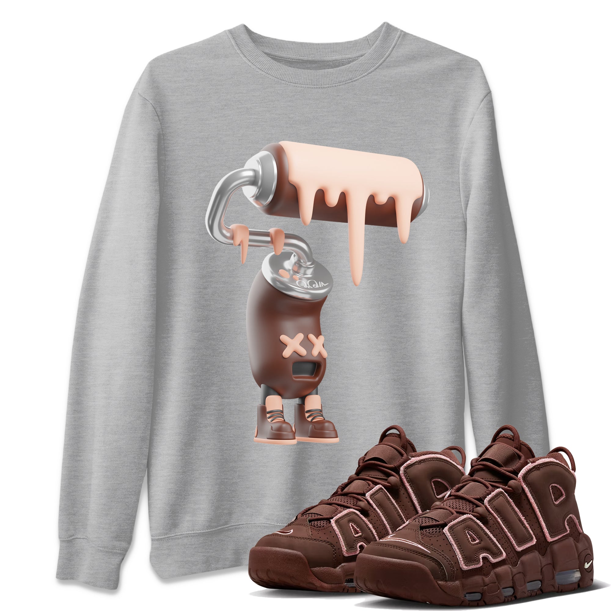 3D Paint Roller Unisex Tops - Air More Uptempo Valentines Day