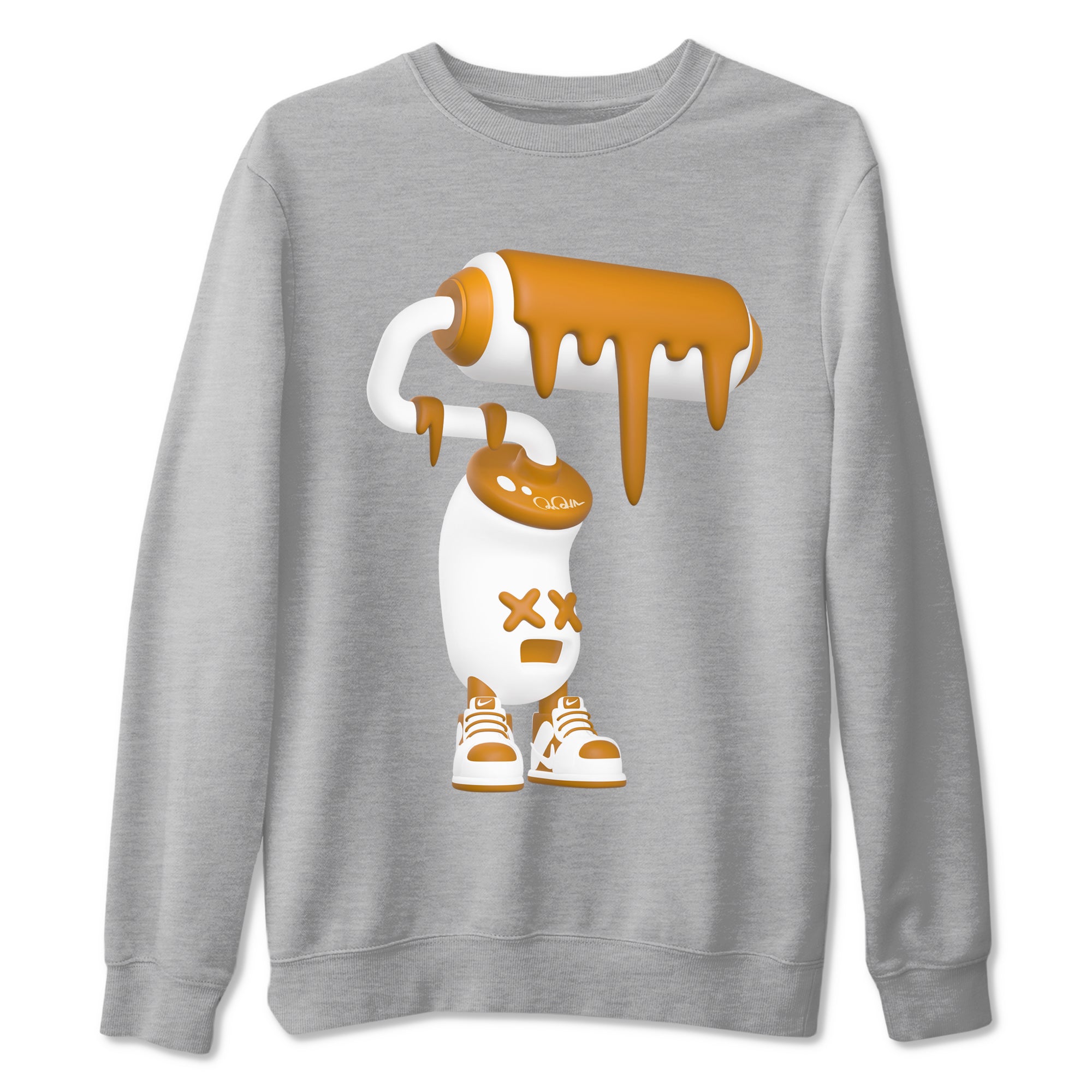 3D Paint Roller snkmatch Tees - Dunk Dark Curry