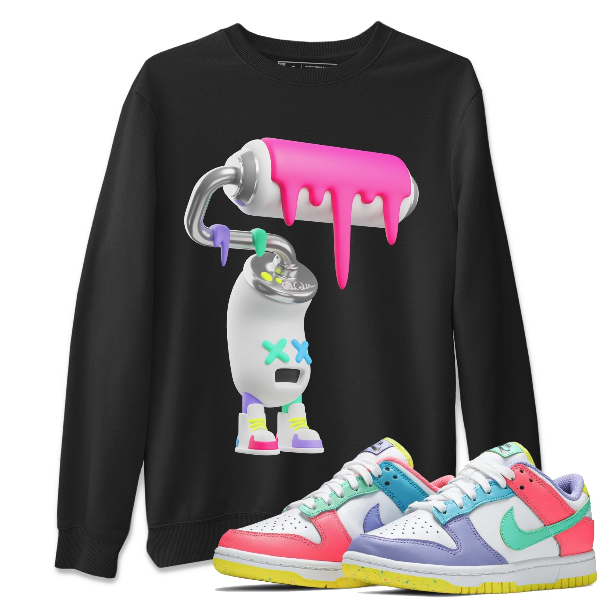 3D Paint Roller Unisex Tops - Dunk Easter Candy