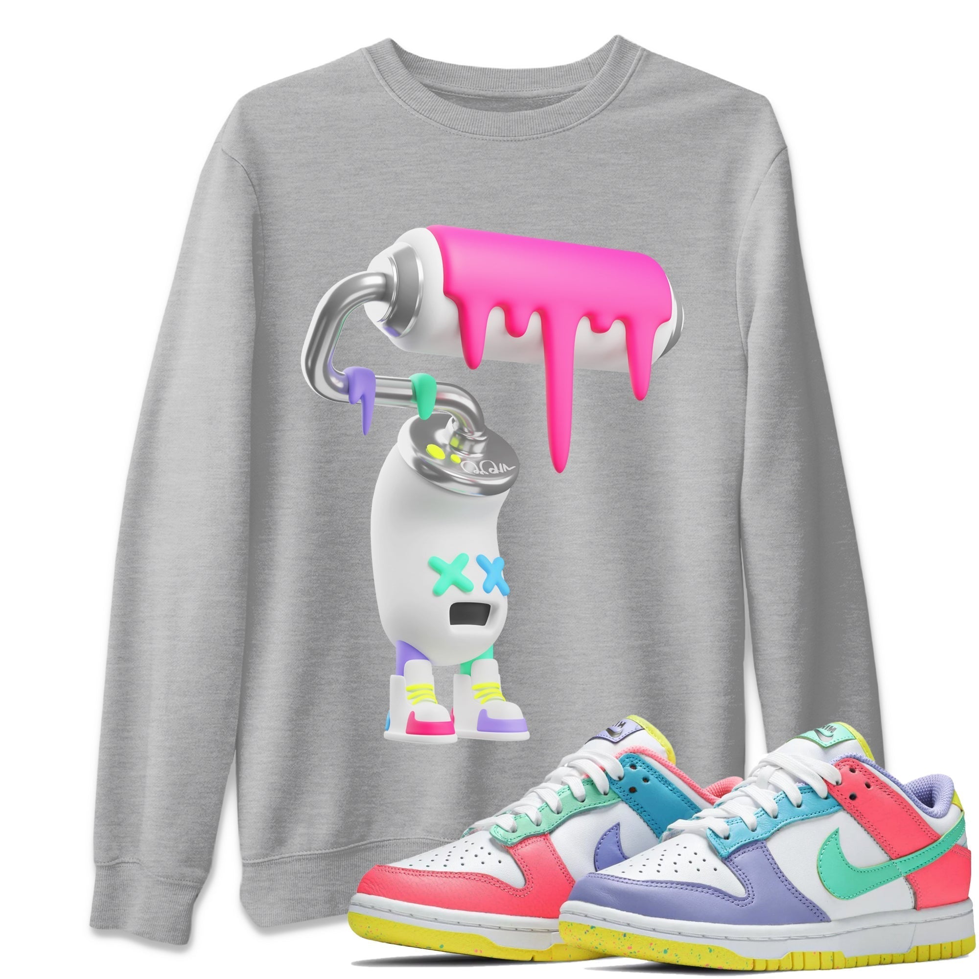 3D Paint Roller Unisex Tops - Dunk Easter Candy